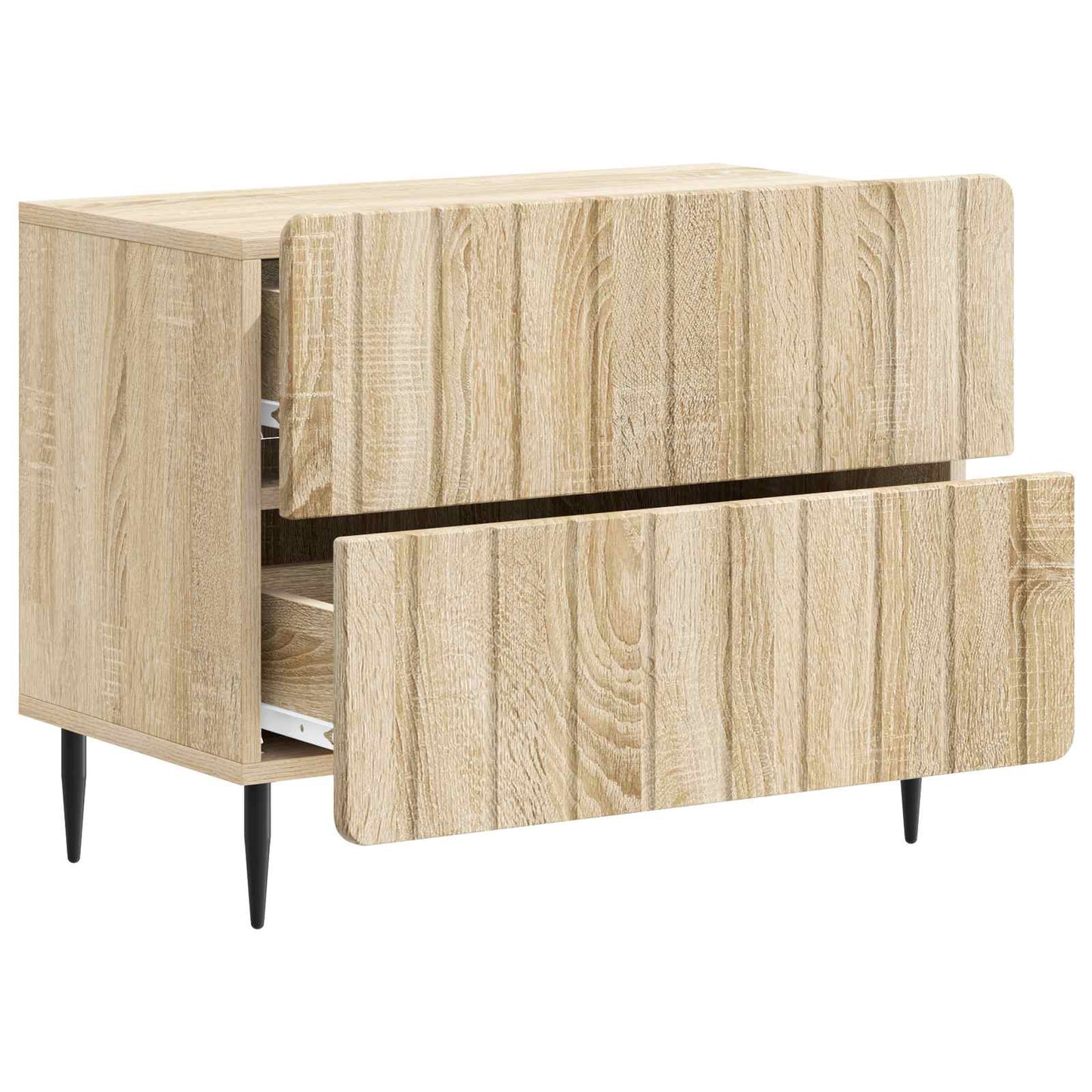 Bedside Cabinet Sonoma Oak 62 x 34.5 x 49.5 cm Engineered Wood