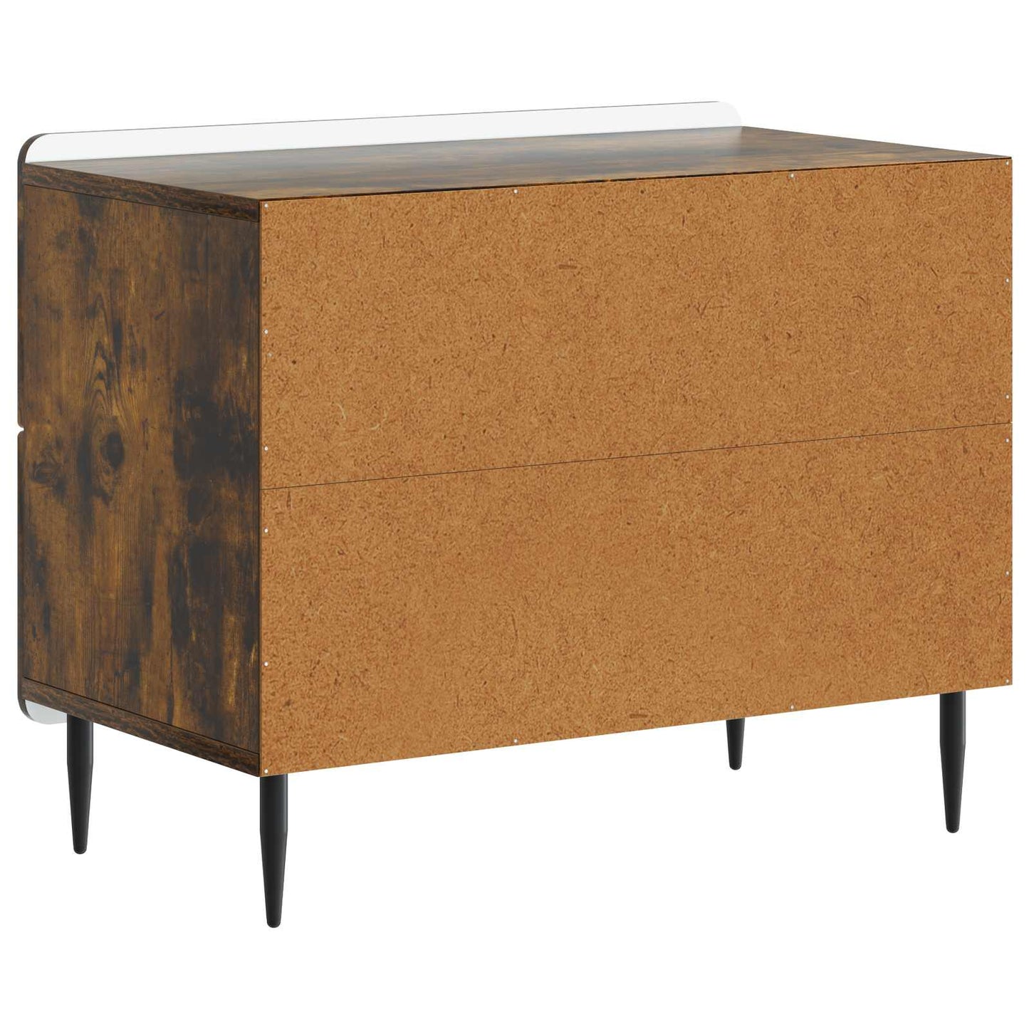 Bedside Cabinet Smoked Oak 62 x 34.5 x 49.5 cm Engineered Wood