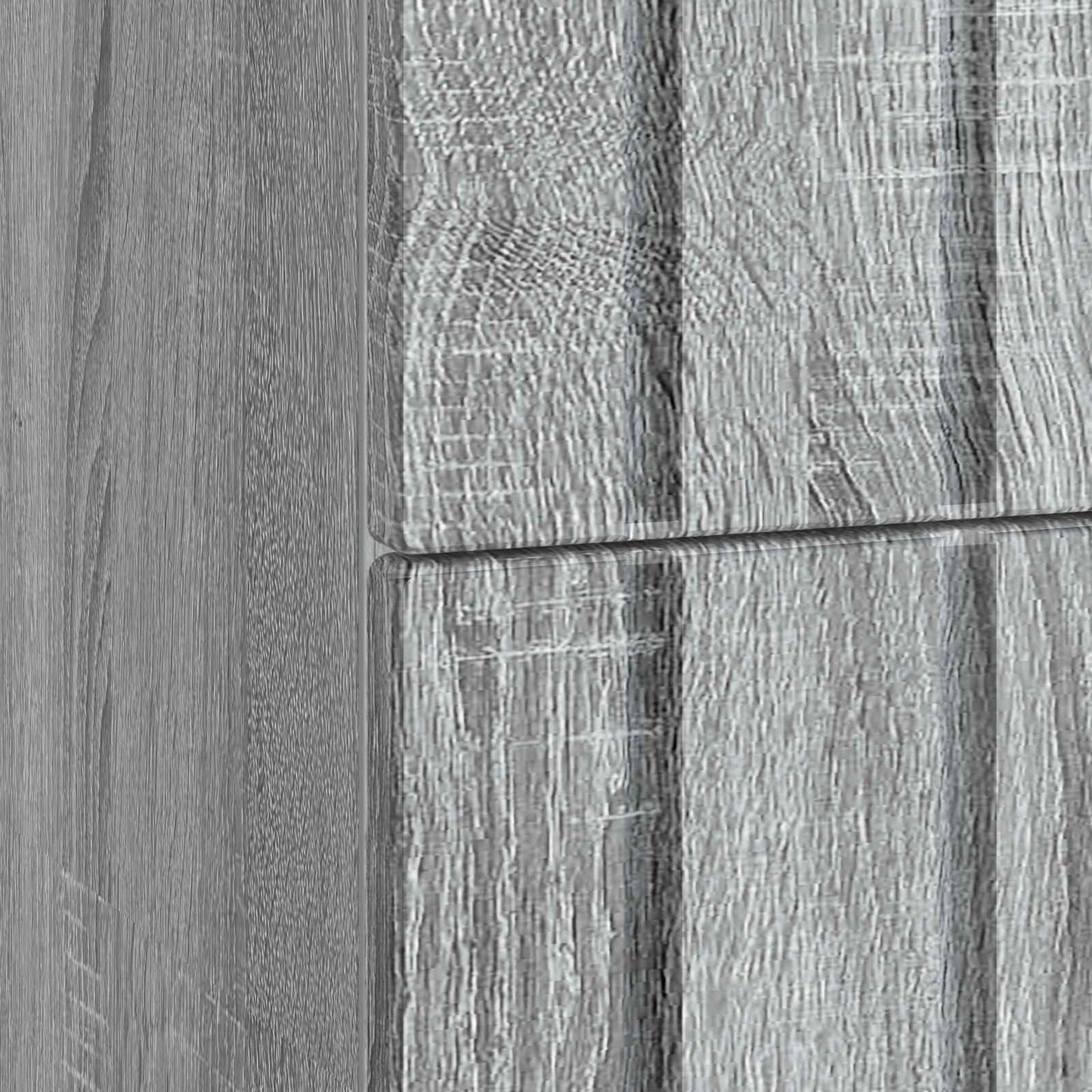 Bedside Cabinet Grey Sonoma 62 x 34.5 x 49.5 cm Engineered Wood