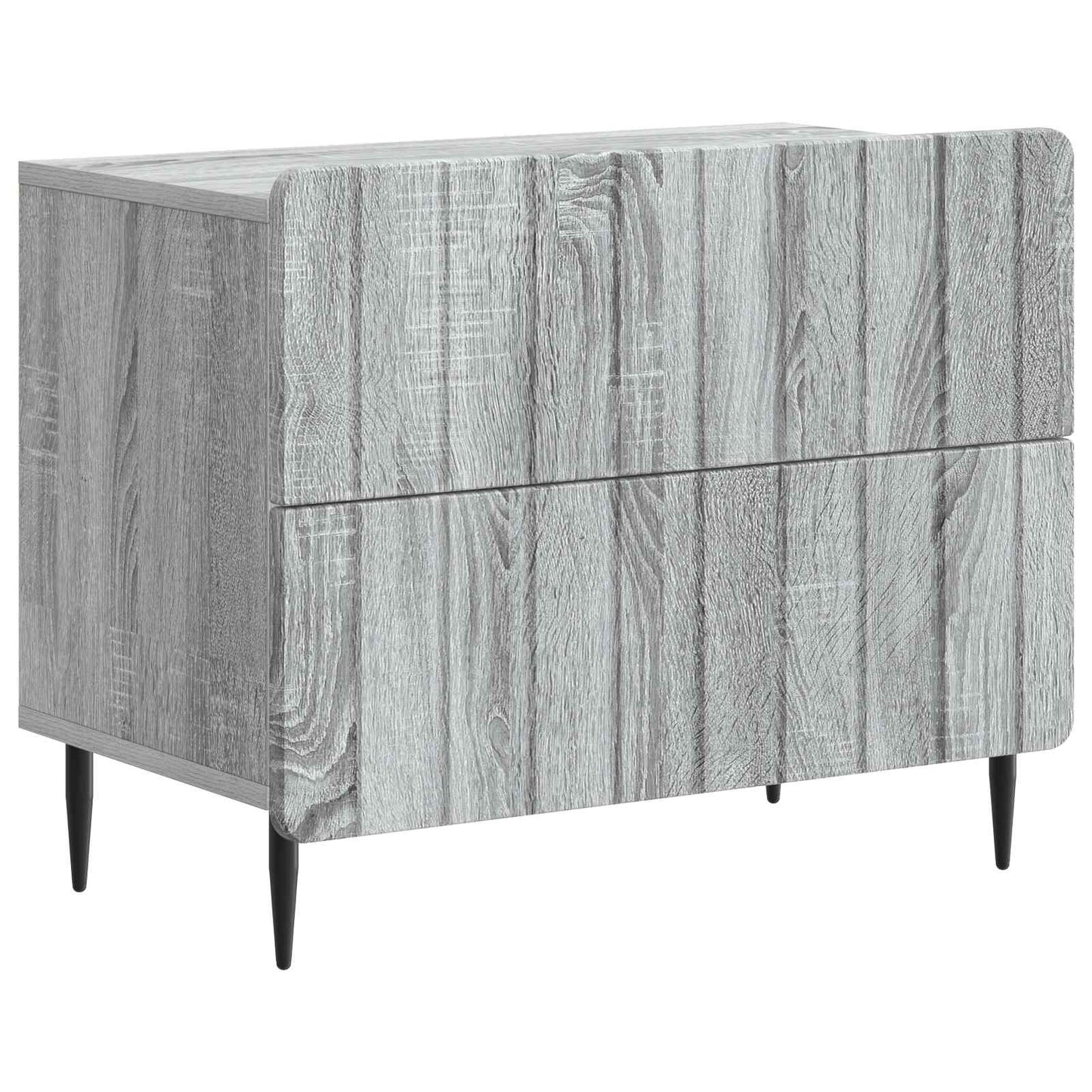 Bedside Cabinet Grey Sonoma 62 x 34.5 x 49.5 cm Engineered Wood