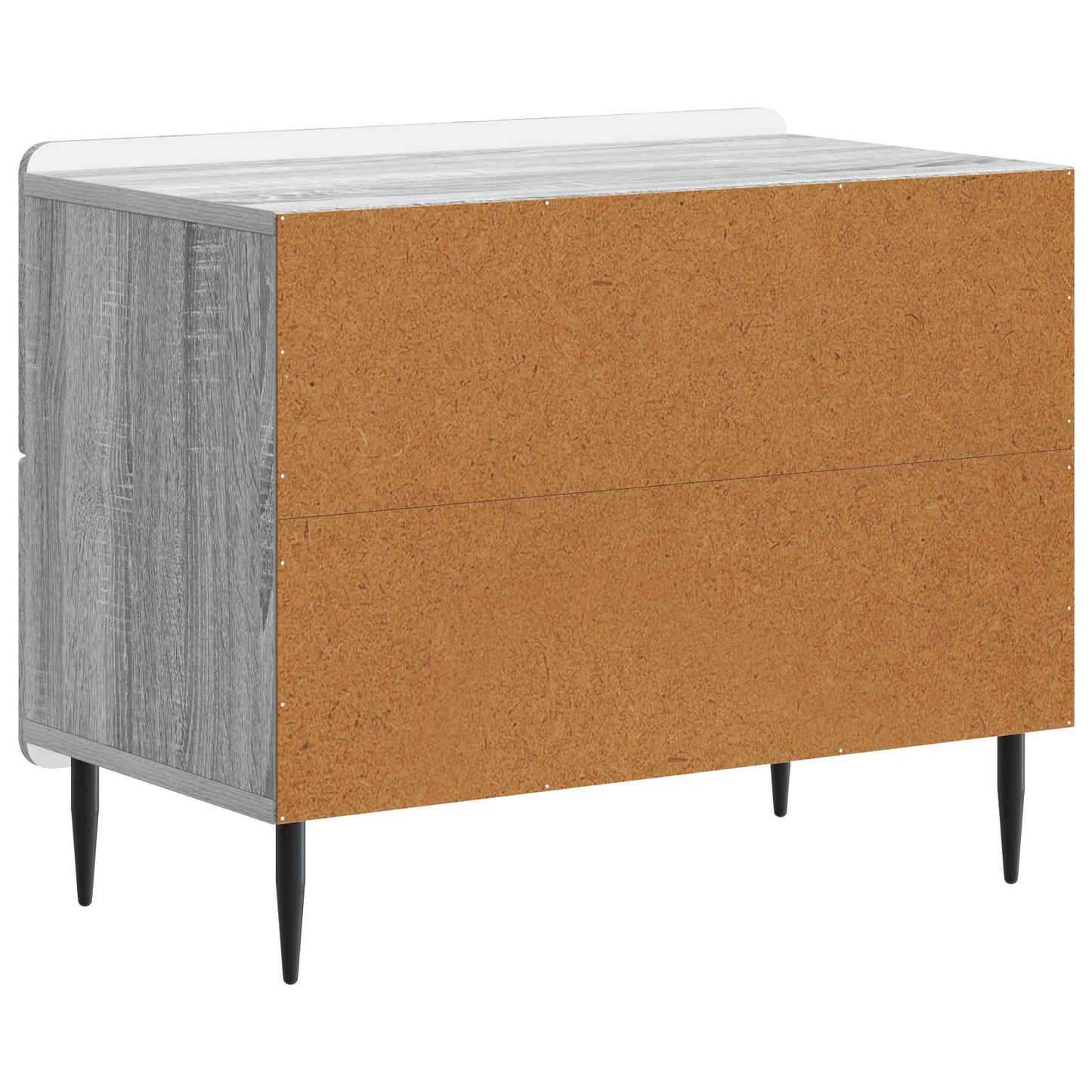 Bedside Cabinet Grey Sonoma 62 x 34.5 x 49.5 cm Engineered Wood