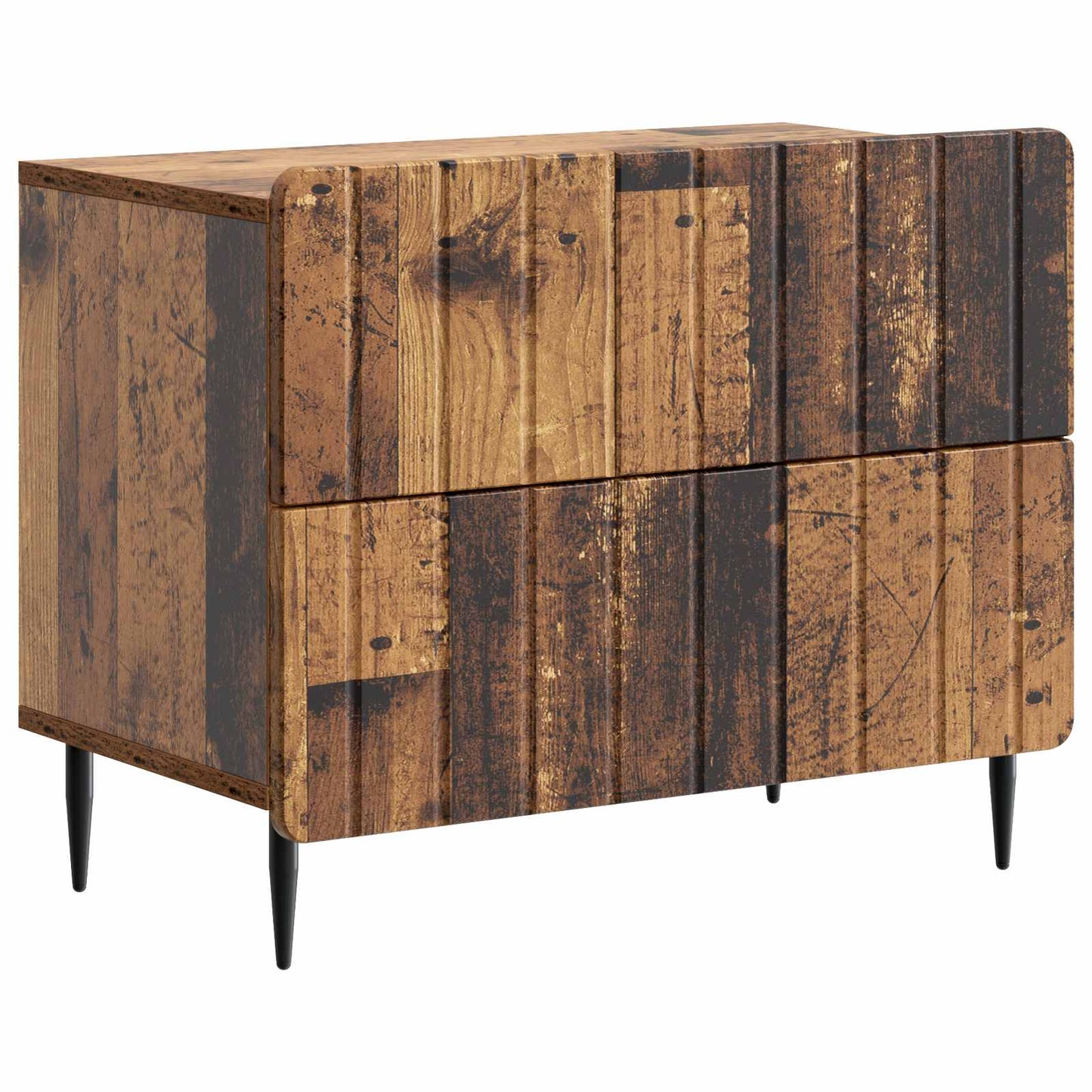 Bedside Cabinet Old Wood 62 x 34.5 x 49.5 cm Engineered Wood