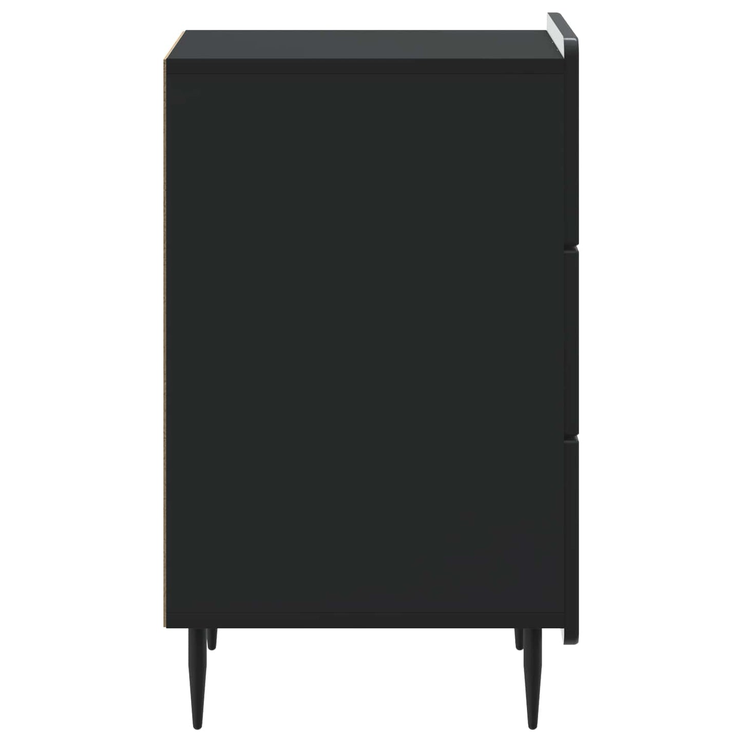 Bedside Cabinet Black 43x 41 x 68 cm Engineered Wood