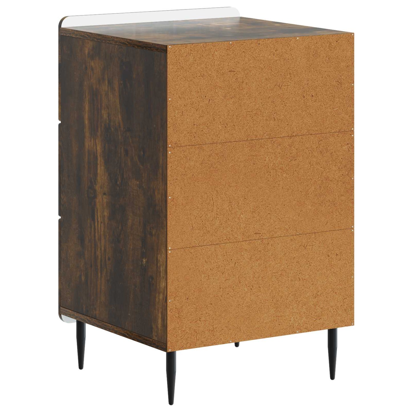 Bedside Cabinet Smoked Oak 43x 41 x 68 cm Engineered Wood