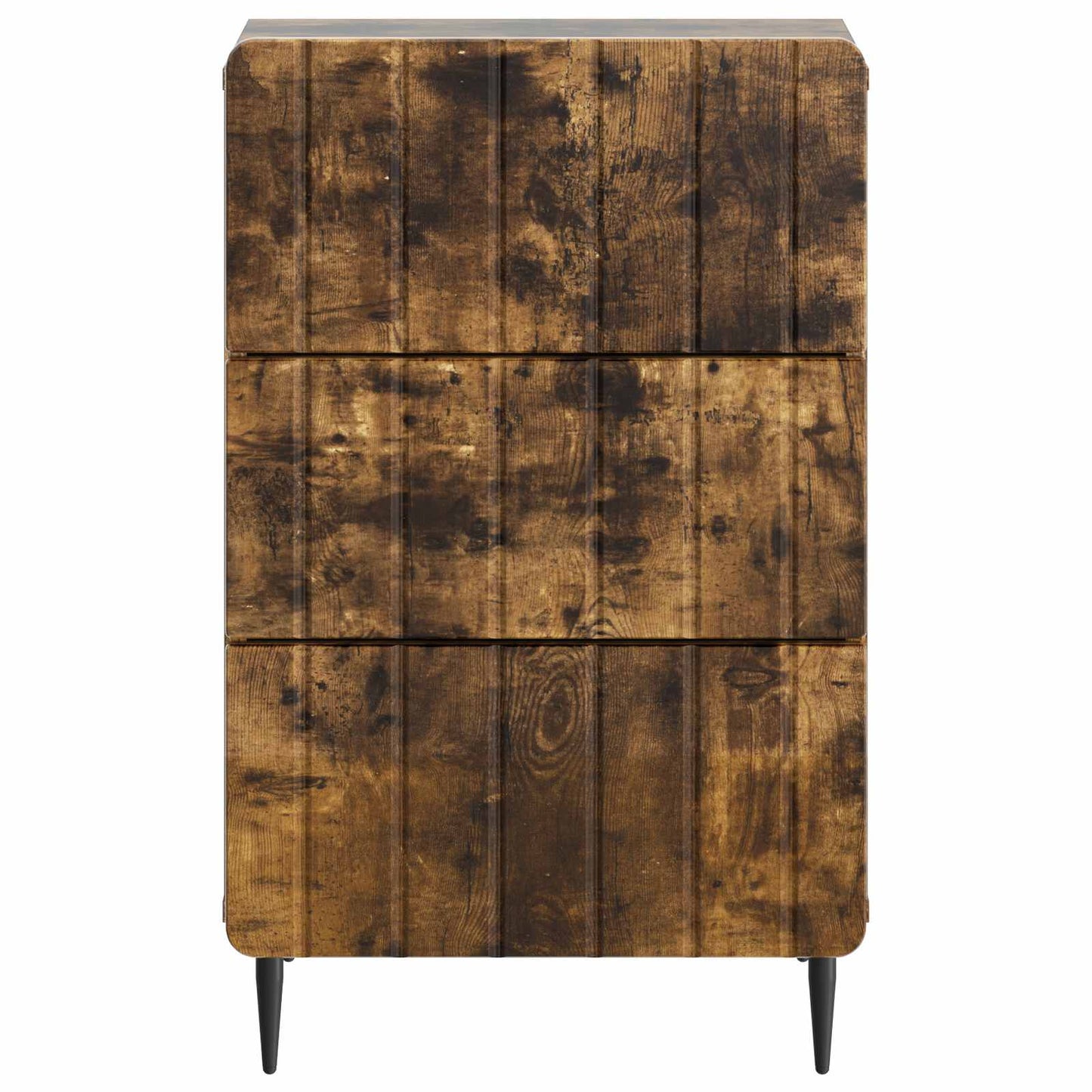 Bedside Cabinet Smoked Oak 43x 41 x 68 cm Engineered Wood
