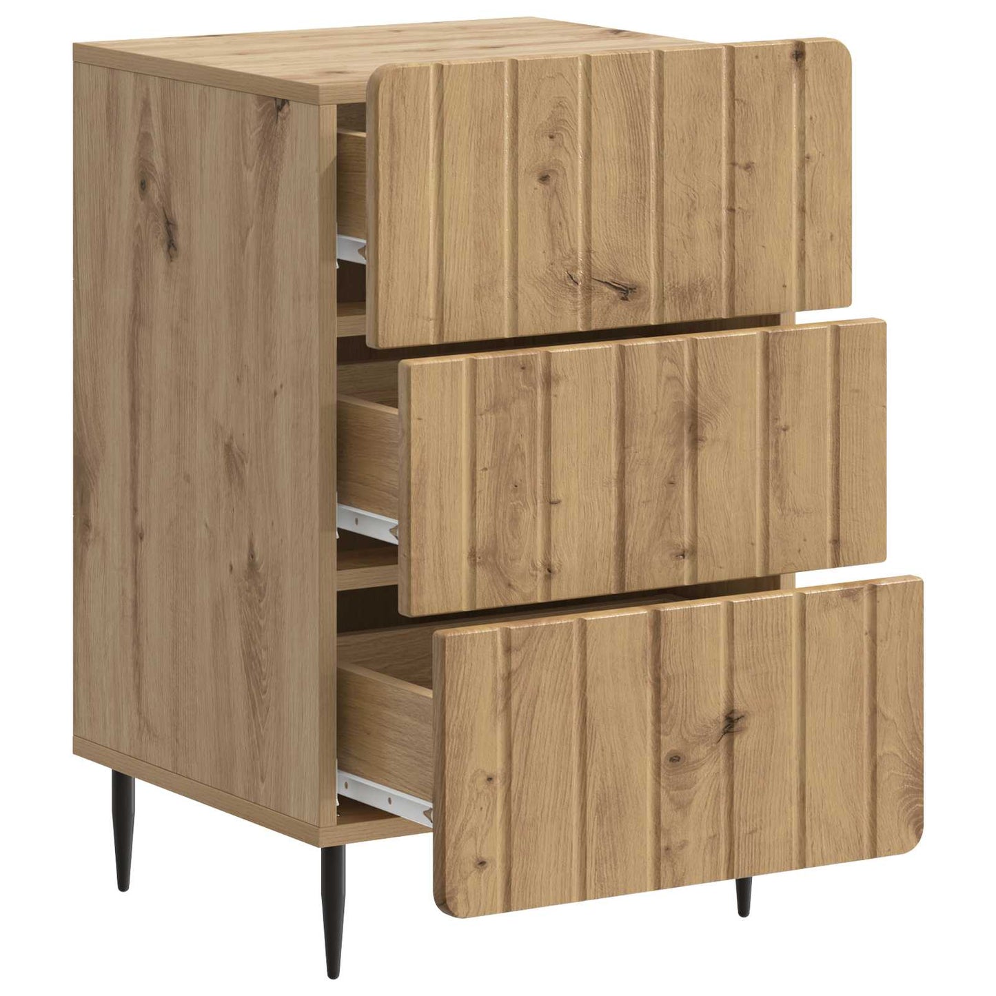 Bedside Cabinet Artisan Oak 43x 41 x 68 cm Engineered Wood