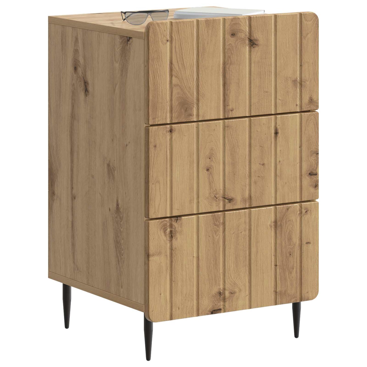 Bedside Cabinet Artisan Oak 43x 41 x 68 cm Engineered Wood