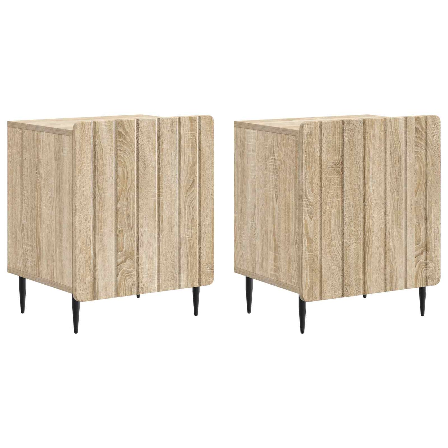 Bedside Cabinet 2 pcs Sonoma Oak 43 x 34.5 x 52 cm