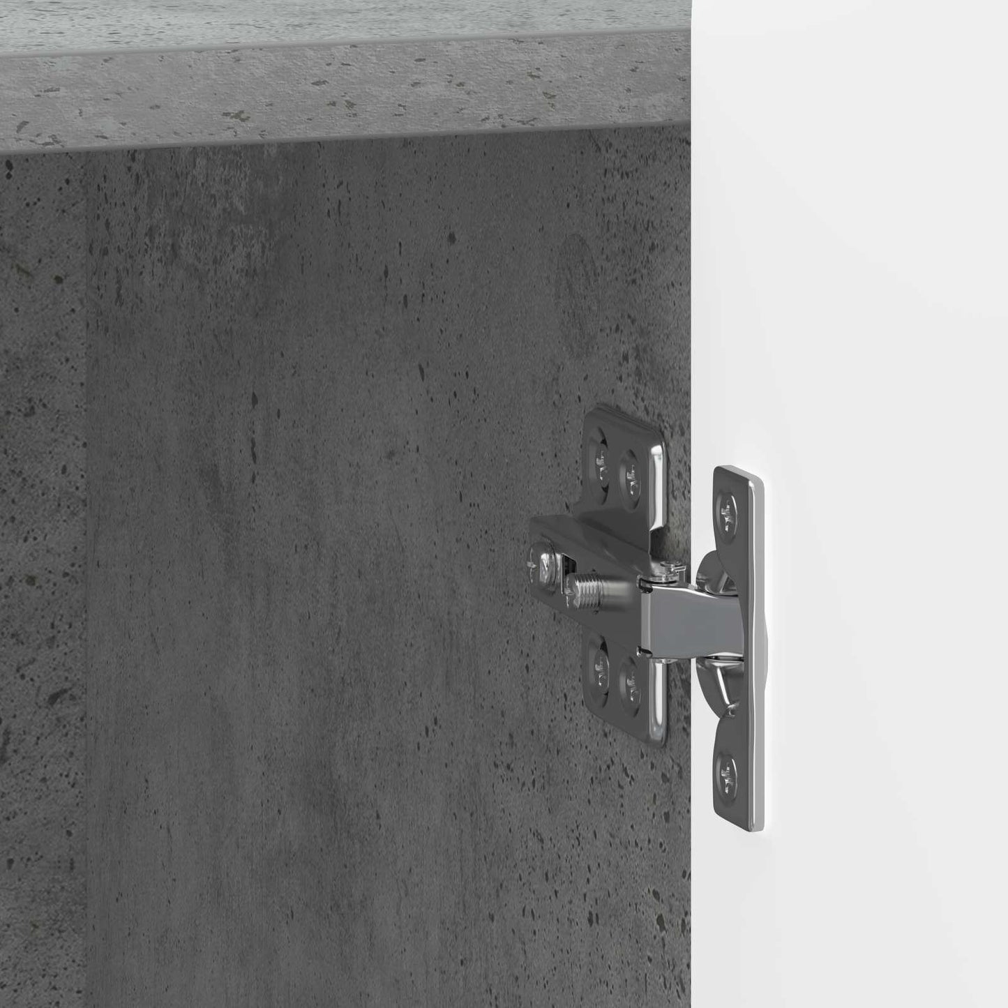 Bedside Cabinet 2 pcs Concrete Grey 43 x 34.5 x 52 cm