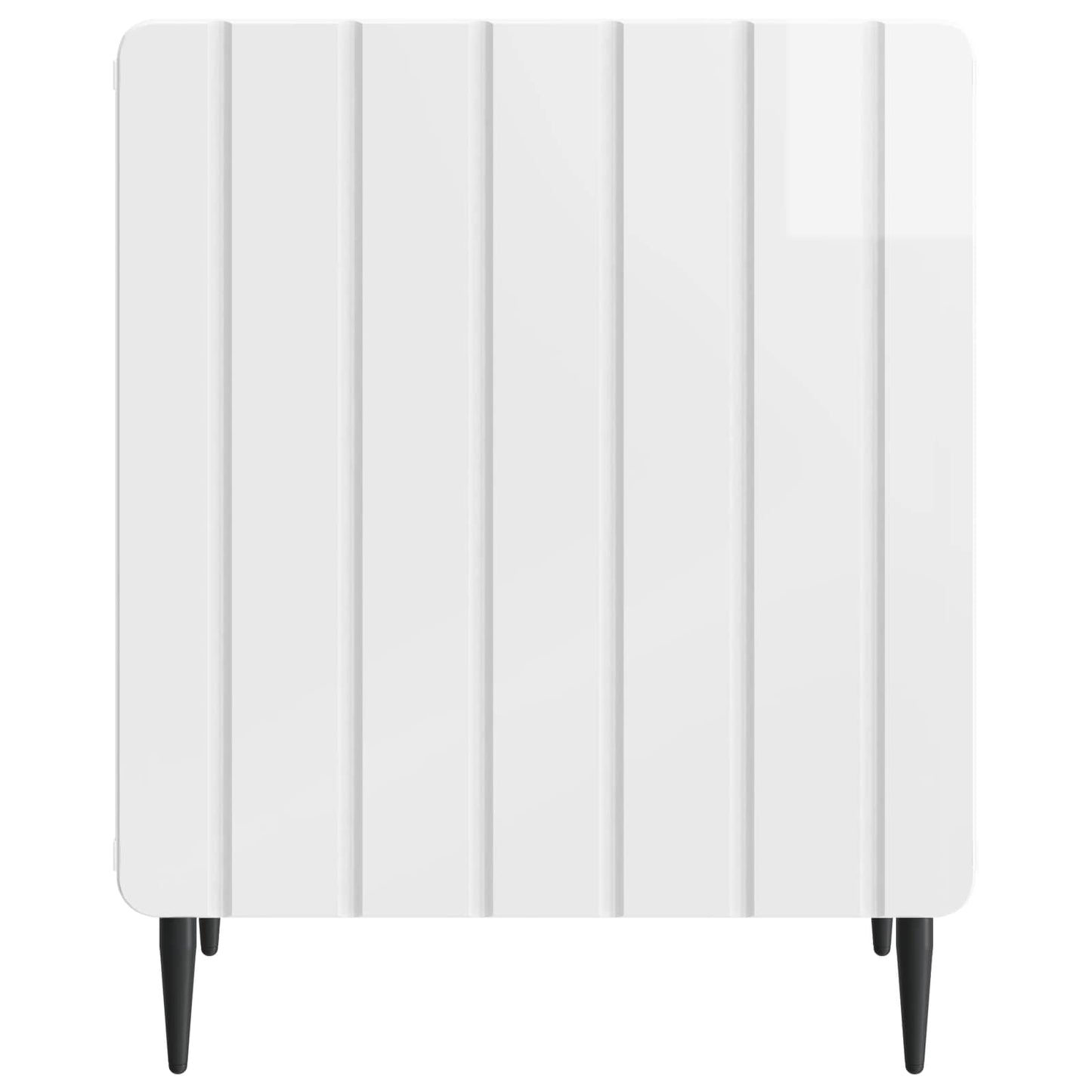 Bedside Cabinet 2 pcs High Gloss White 43 x 34.5 x 52 cm