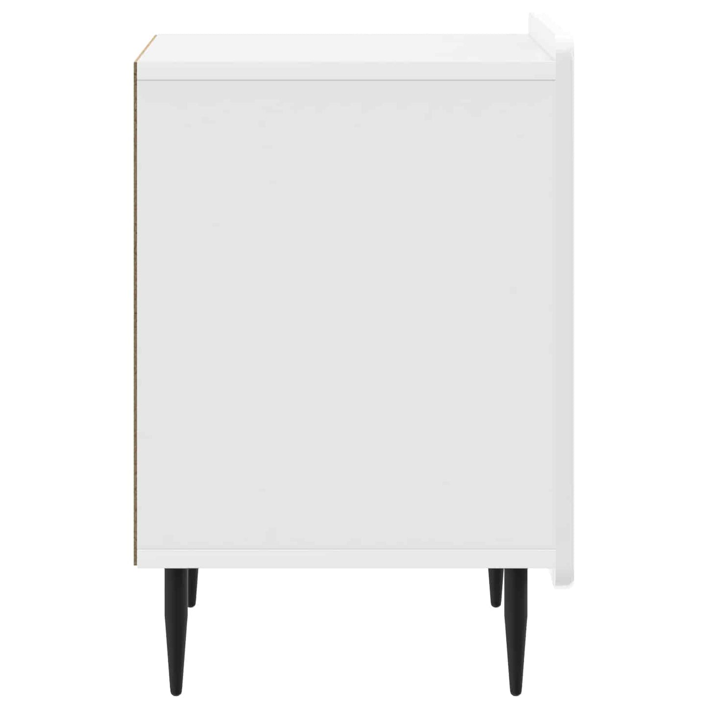 Bedside Cabinet 2 pcs High Gloss White 43 x 34.5 x 52 cm