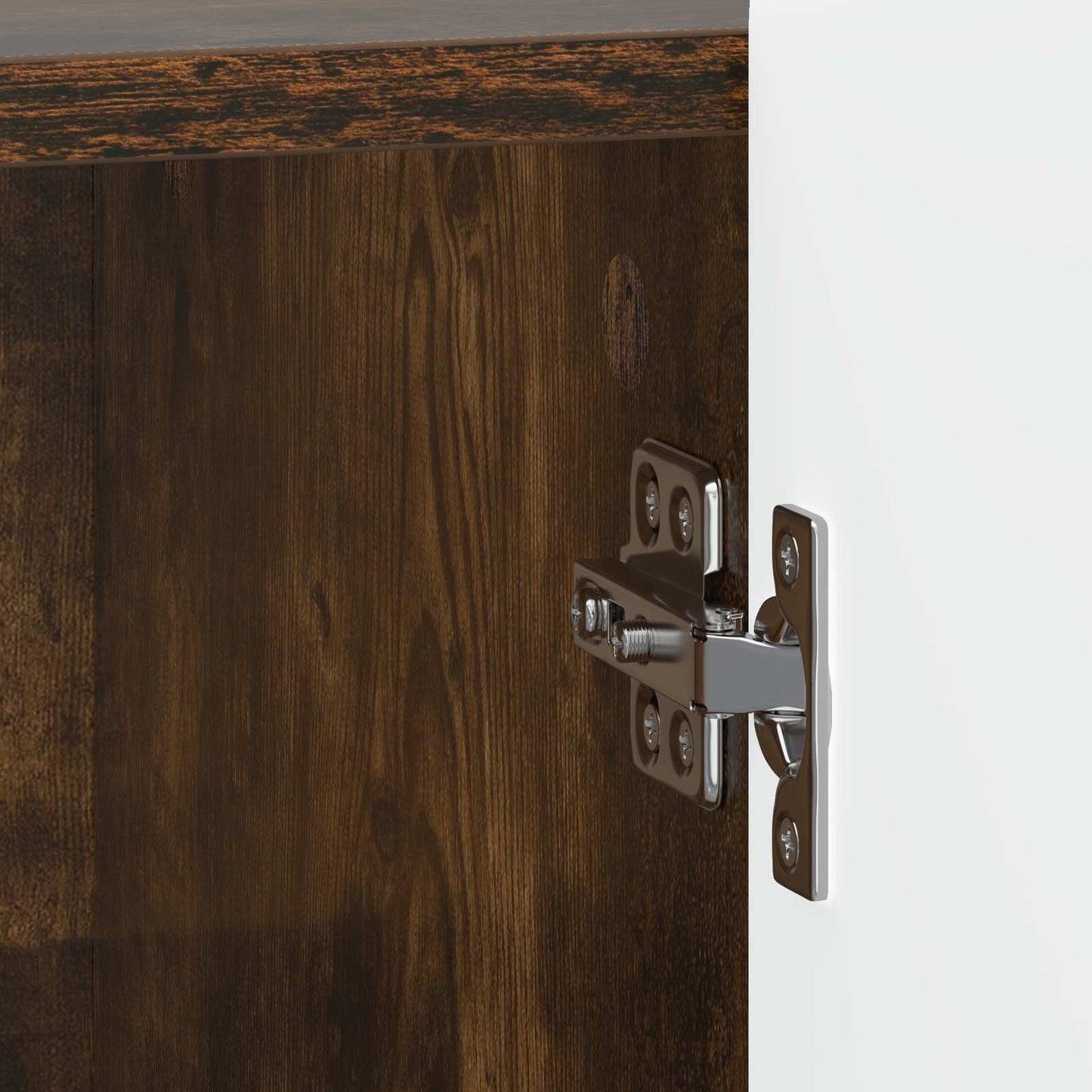 Bedside Cabinet Smoked Oak 43 x 34.5 x 52 cm Engineered Wood