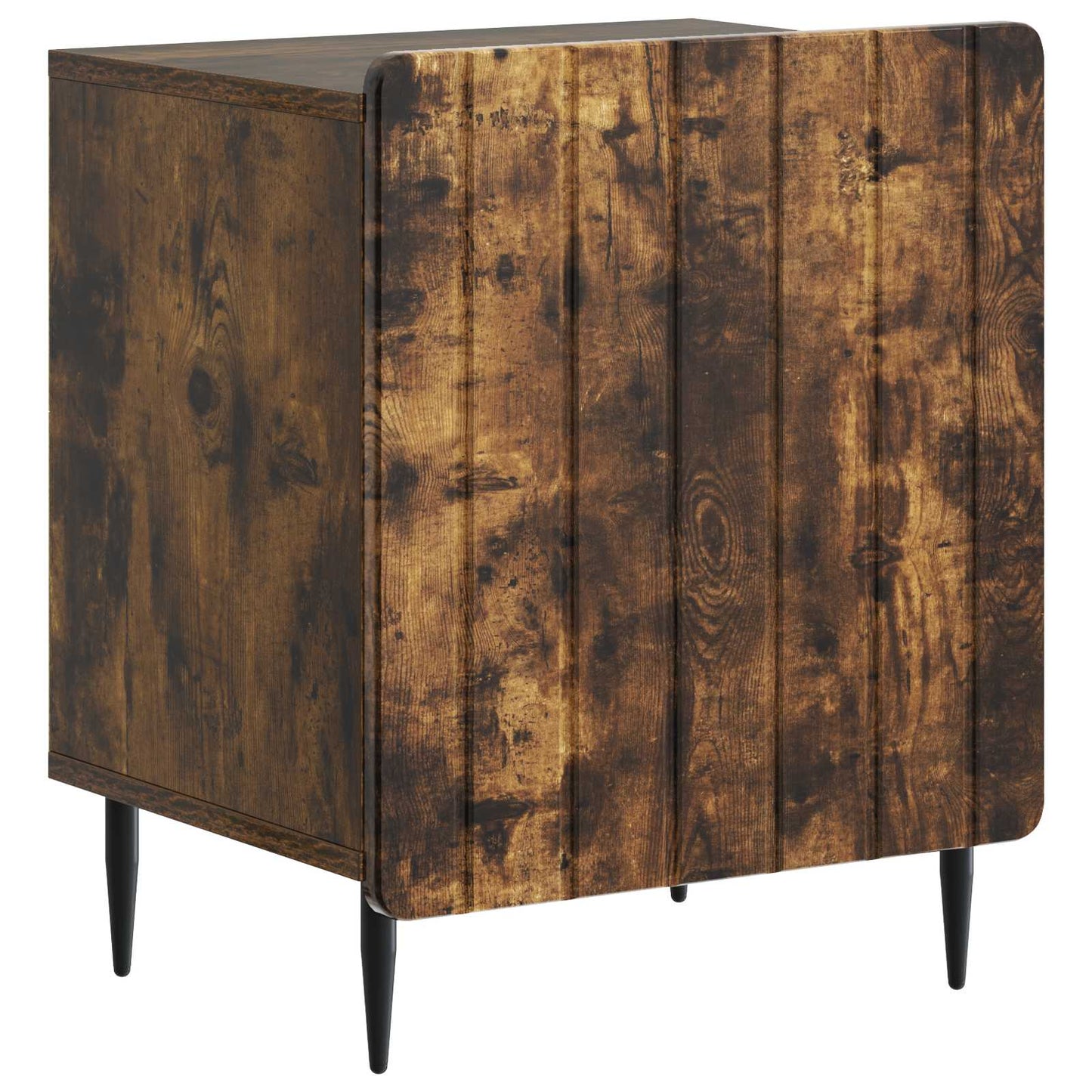Bedside Cabinet Smoked Oak 43 x 34.5 x 52 cm Engineered Wood
