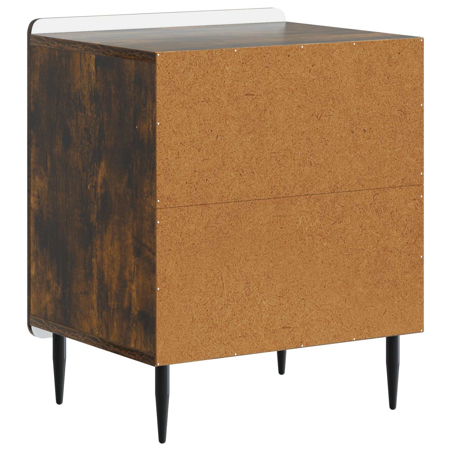 Bedside Cabinet Smoked Oak 43 x 34.5 x 52 cm Engineered Wood