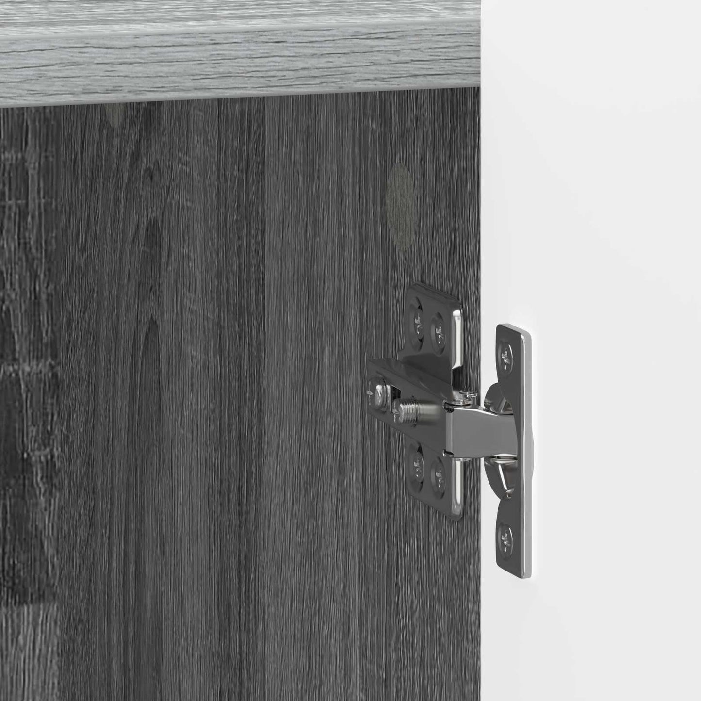 Bedside Cabinet Grey Sonoma 43 x 34.5 x 52 cm Engineered Wood
