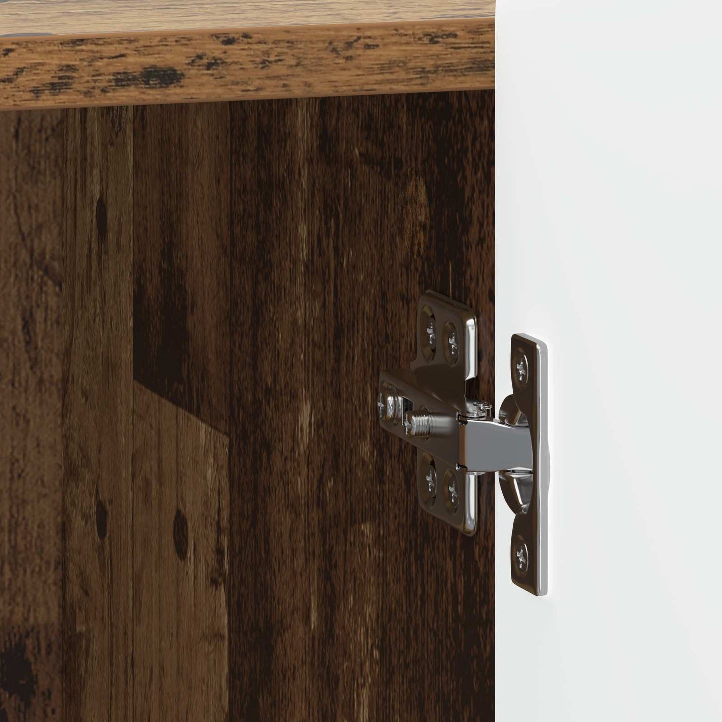 Bedside Cabinet Old Wood 43 x 34.5 x 52 cm Engineered Wood