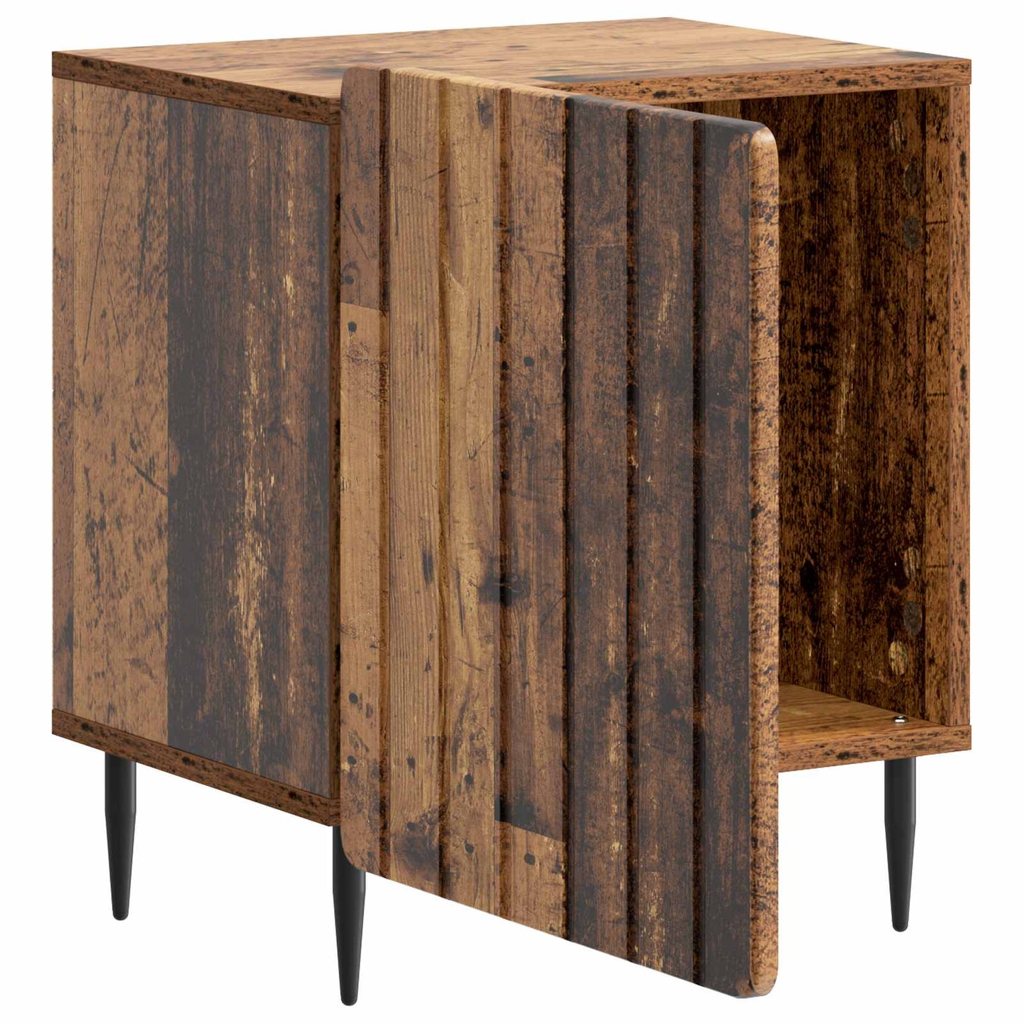 Bedside Cabinet 2 pcs Old Wood 43 x 34.5 x 52 cm