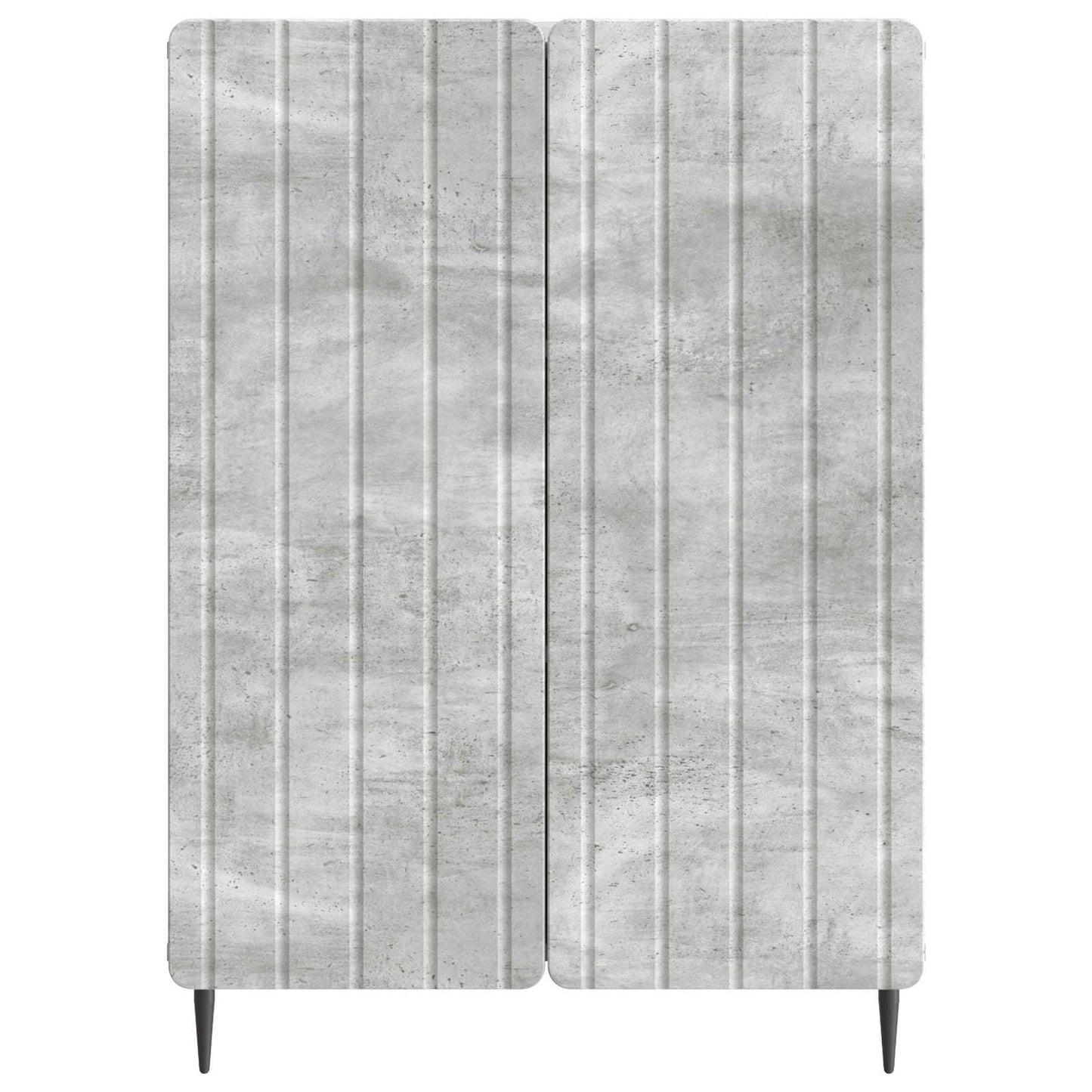 Sideboard Concrete Grey 66 x 34.5 x 92 cm Engineered Wood
