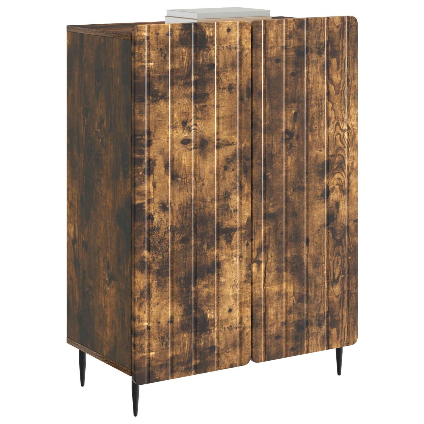 Sideboard Smoked Oak 66 x 34.5 x 92 cm Engineered Wood