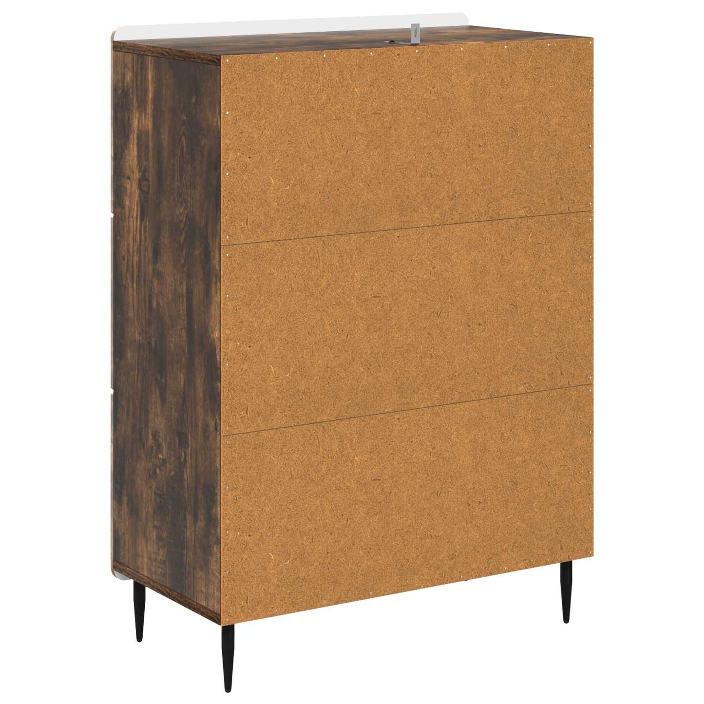 Drawer Cabinet Smoked Oak 66 x 34.5 x 92 cm Engineered Wood