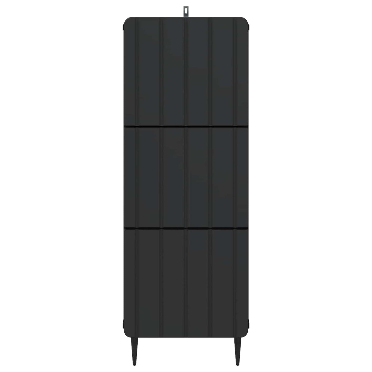 Drawer Cabinet Black 33 x 34.5 x 92 cm Engineered Wood