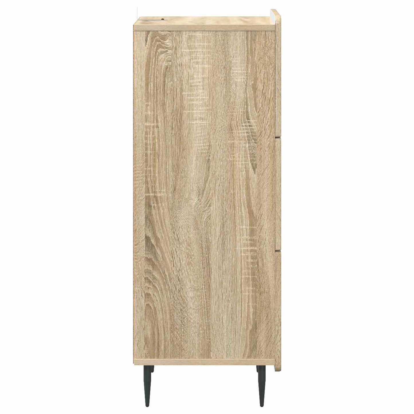 Drawer Cabinet Sonoma Oak 33 x 34.5 x 92 cm Engineered Wood