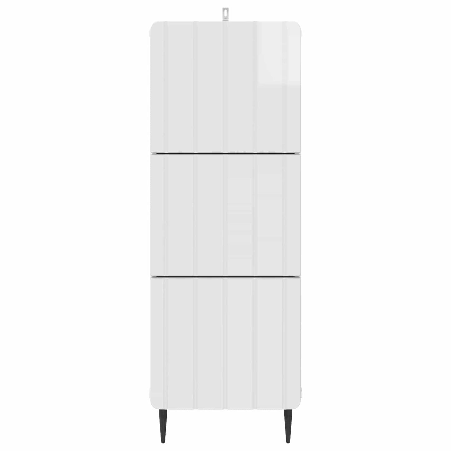 Drawer Cabinet High Gloss White 33 x 34.5 x 92 cm