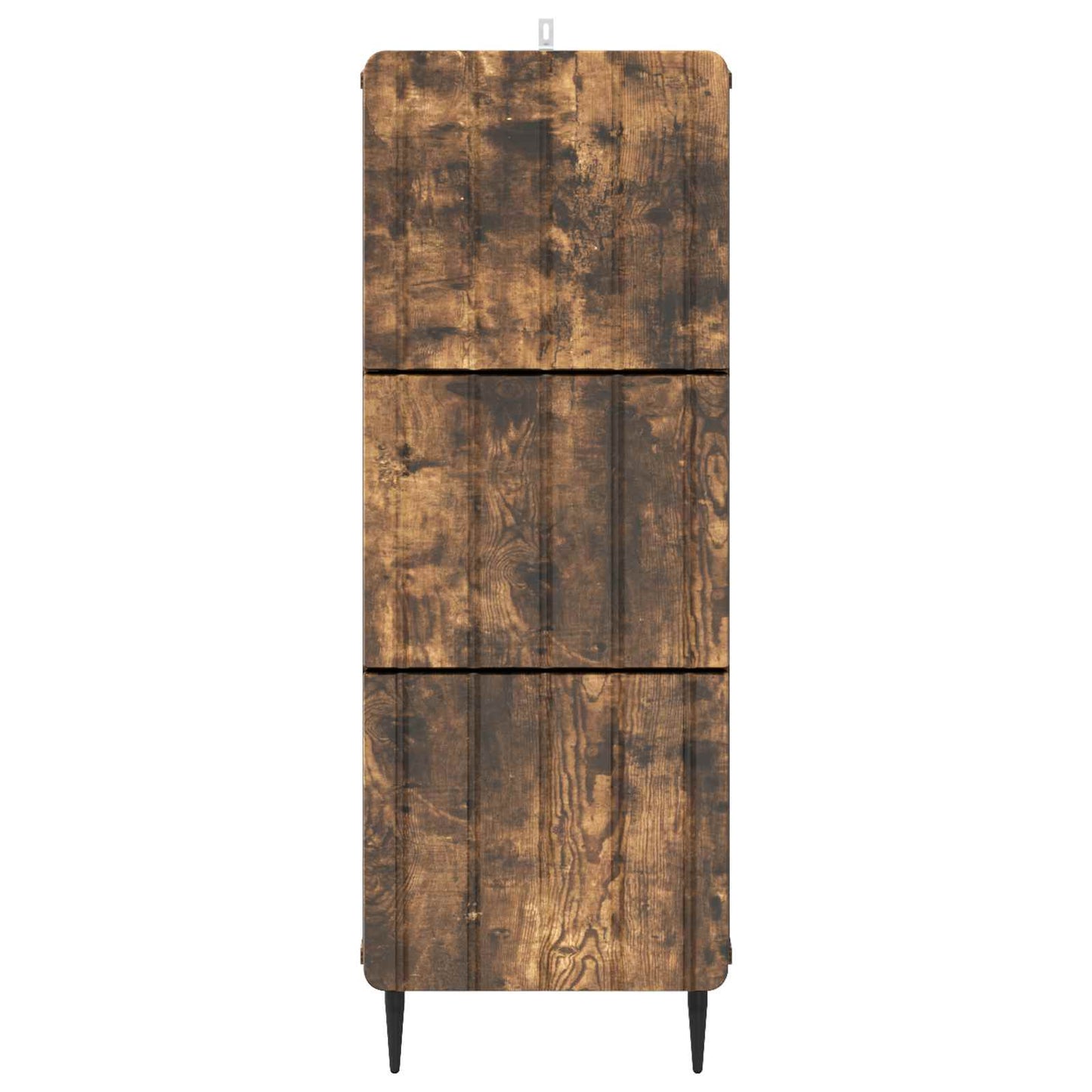 Drawer Cabinet Smoked Oak 33 x 34.5 x 92 cm Engineered Wood