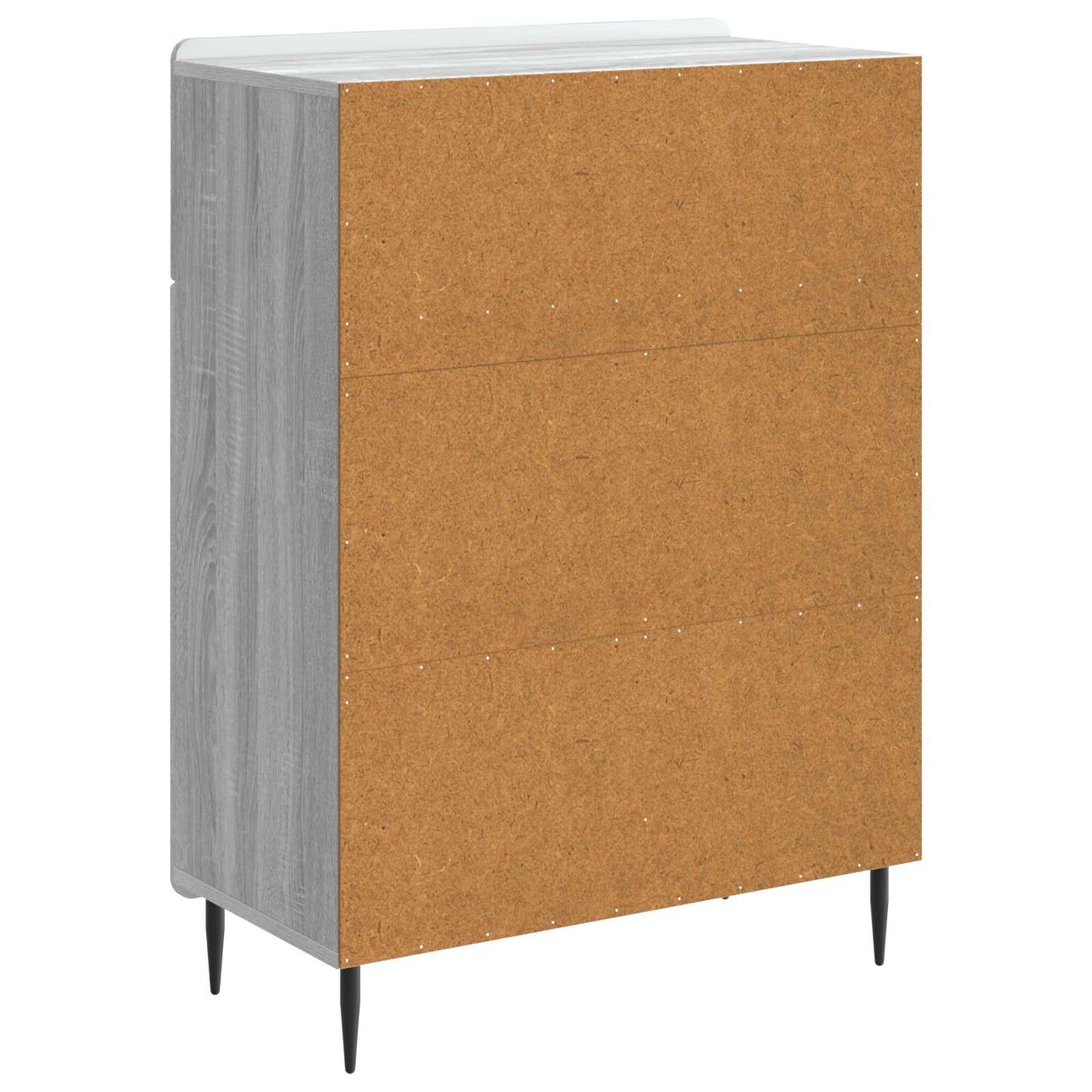 Sideboard Grey Sonoma 66 x 34.5 x 92 cm Engineered Wood