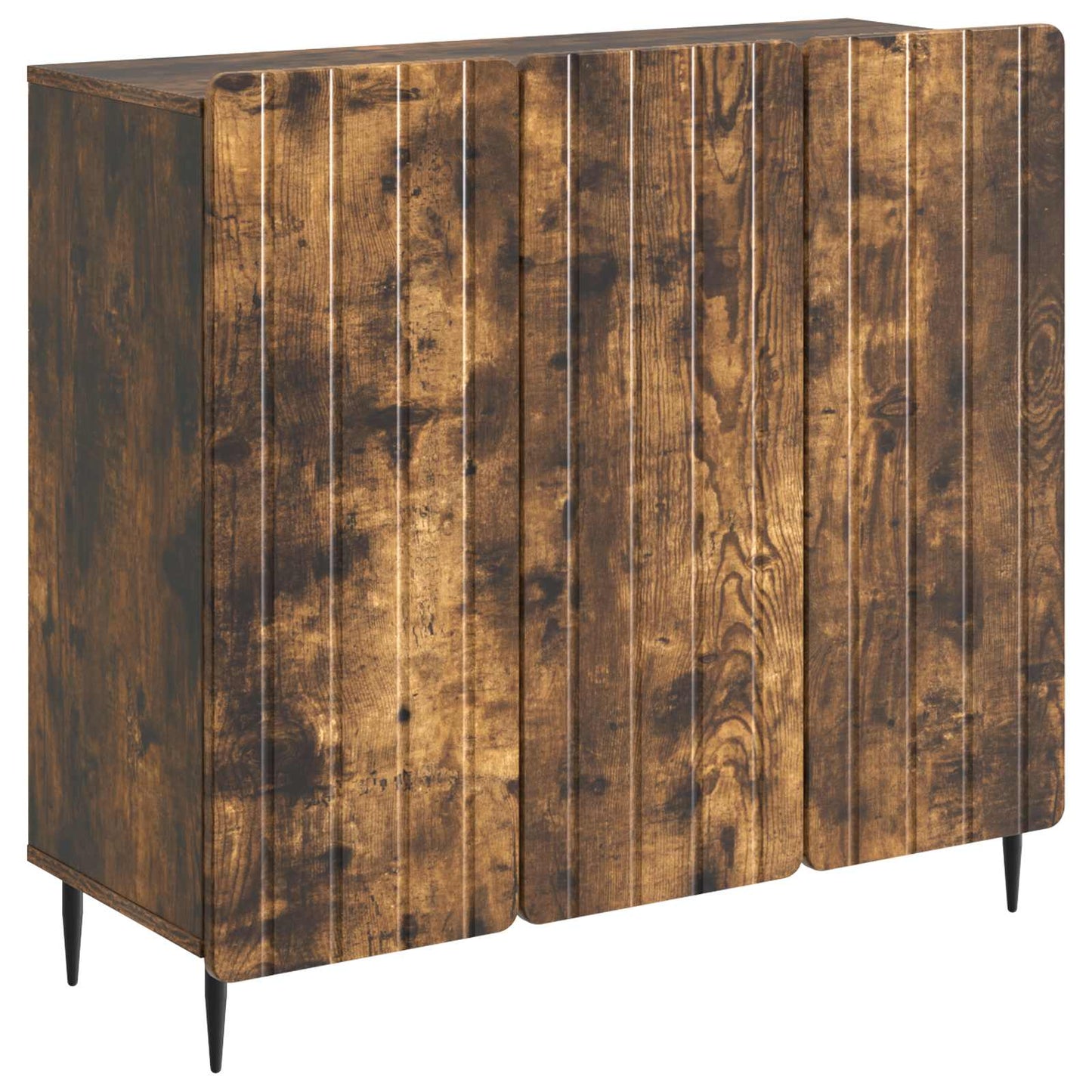 Sideboard Smoked Oak 89 x 34.5 x 82 cm Engineered Wood