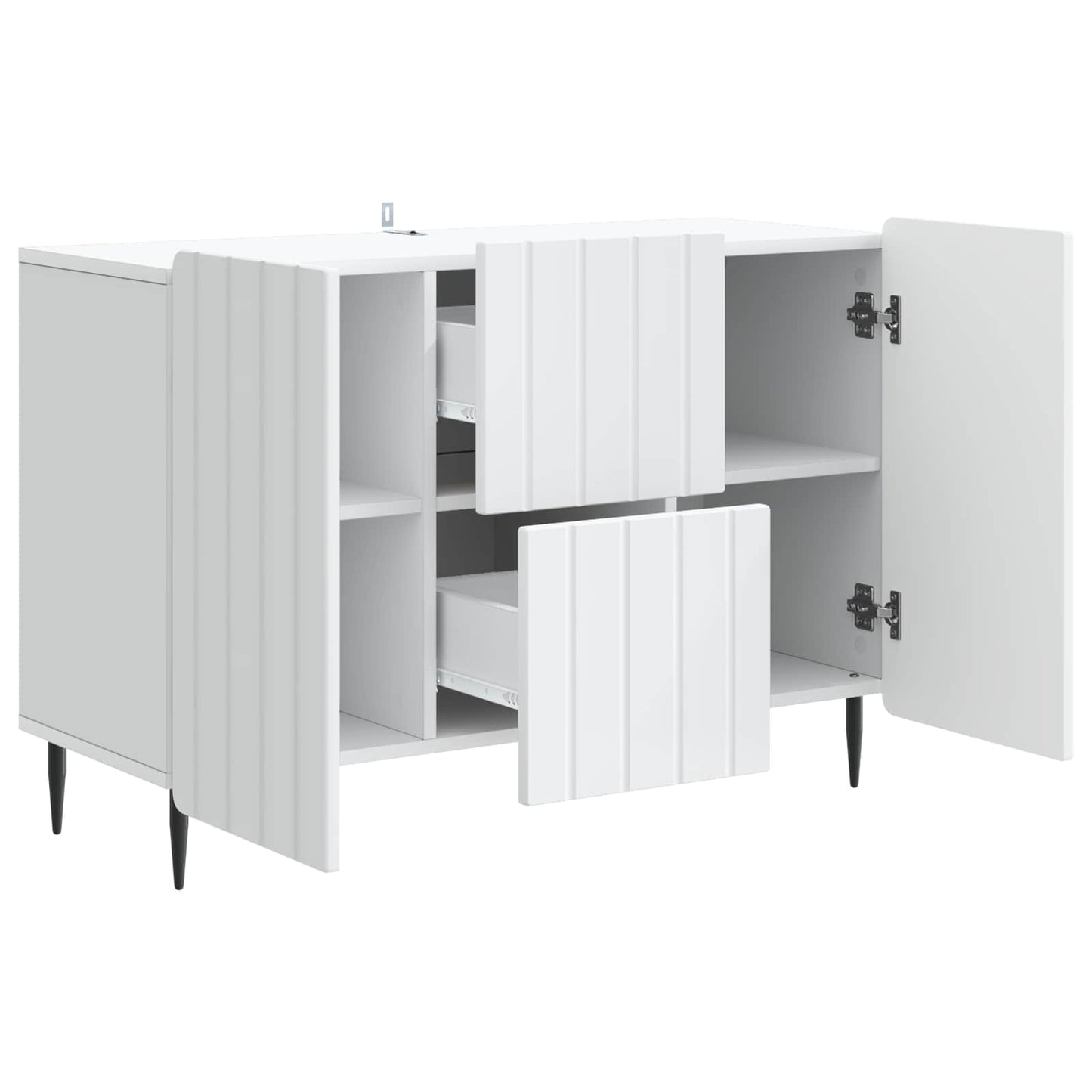 Sideboard White 89 x 34.5 x 62 cm Engineered Wood
