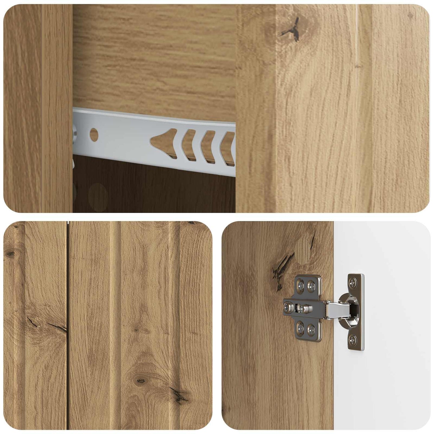 Sideboard Artisan Oak 89 x 34.5 x 62 cm Engineered Wood