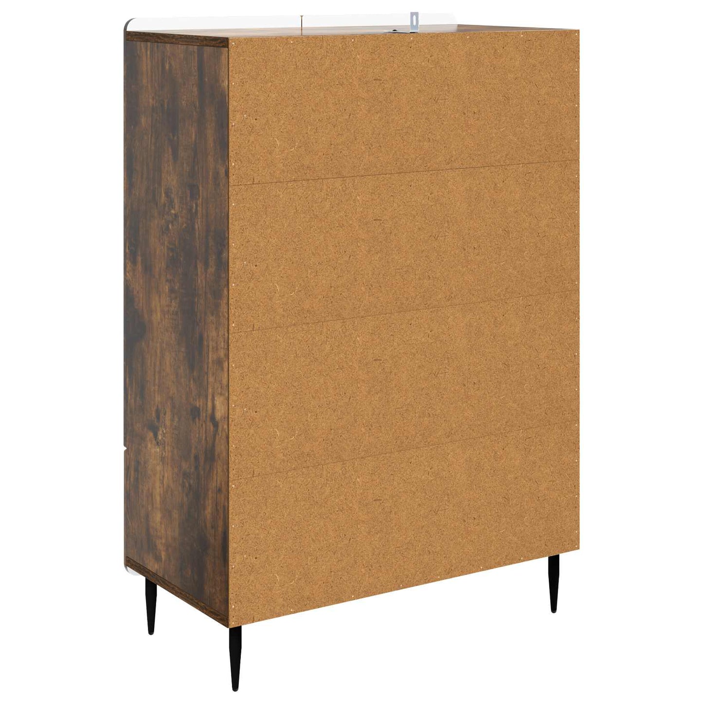 Sideboard Smoked Oak 66 x 34.5 x 97 cm Engineered Wood