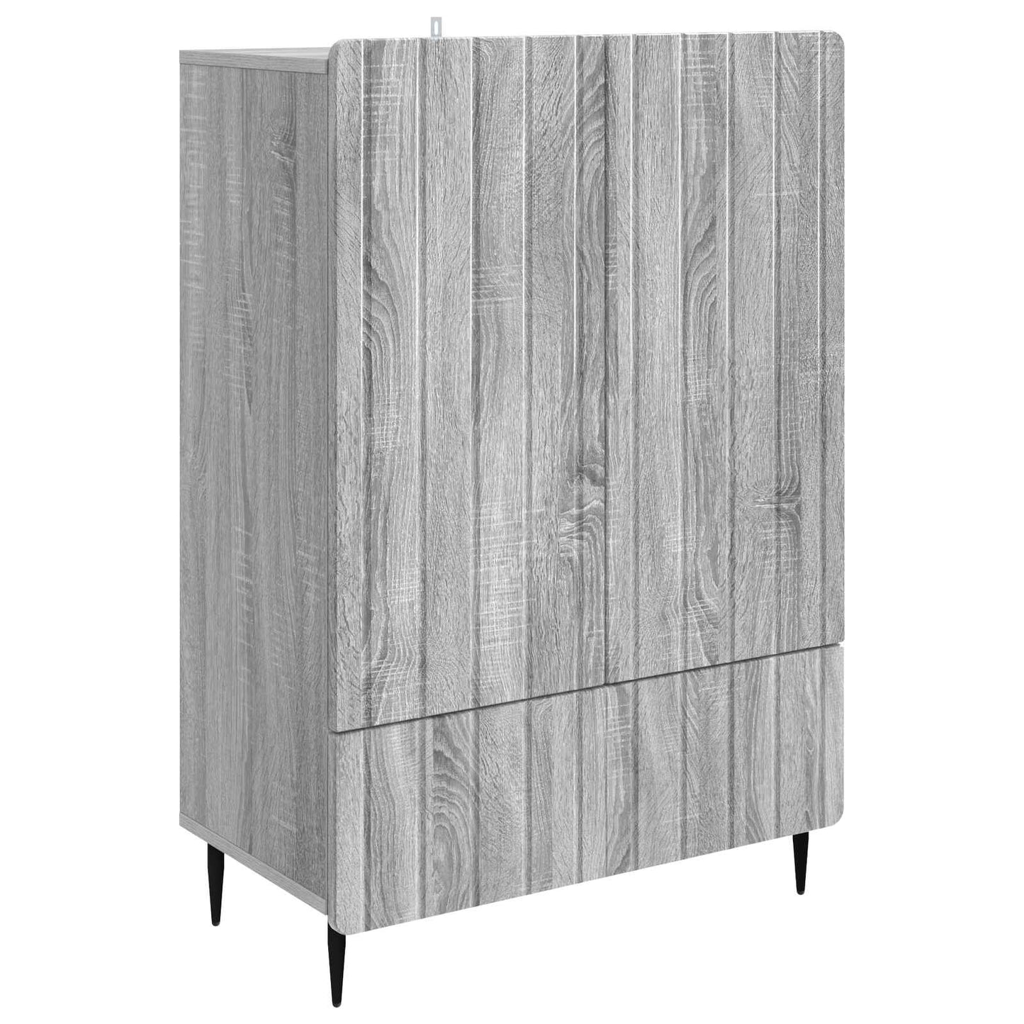 Sideboard Grey Sonoma 66 x 34.5 x 97 cm Engineered Wood
