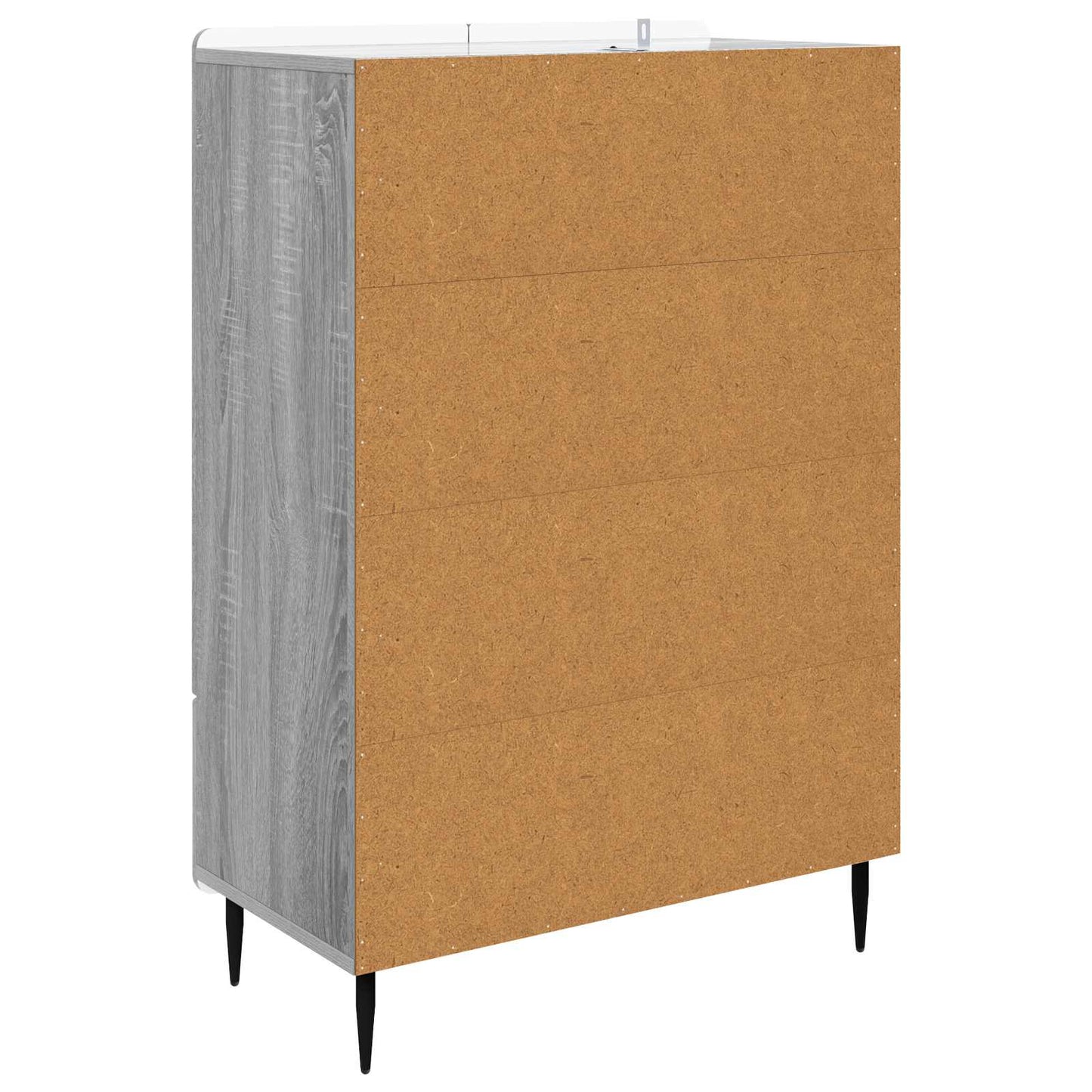 Sideboard Grey Sonoma 66 x 34.5 x 97 cm Engineered Wood