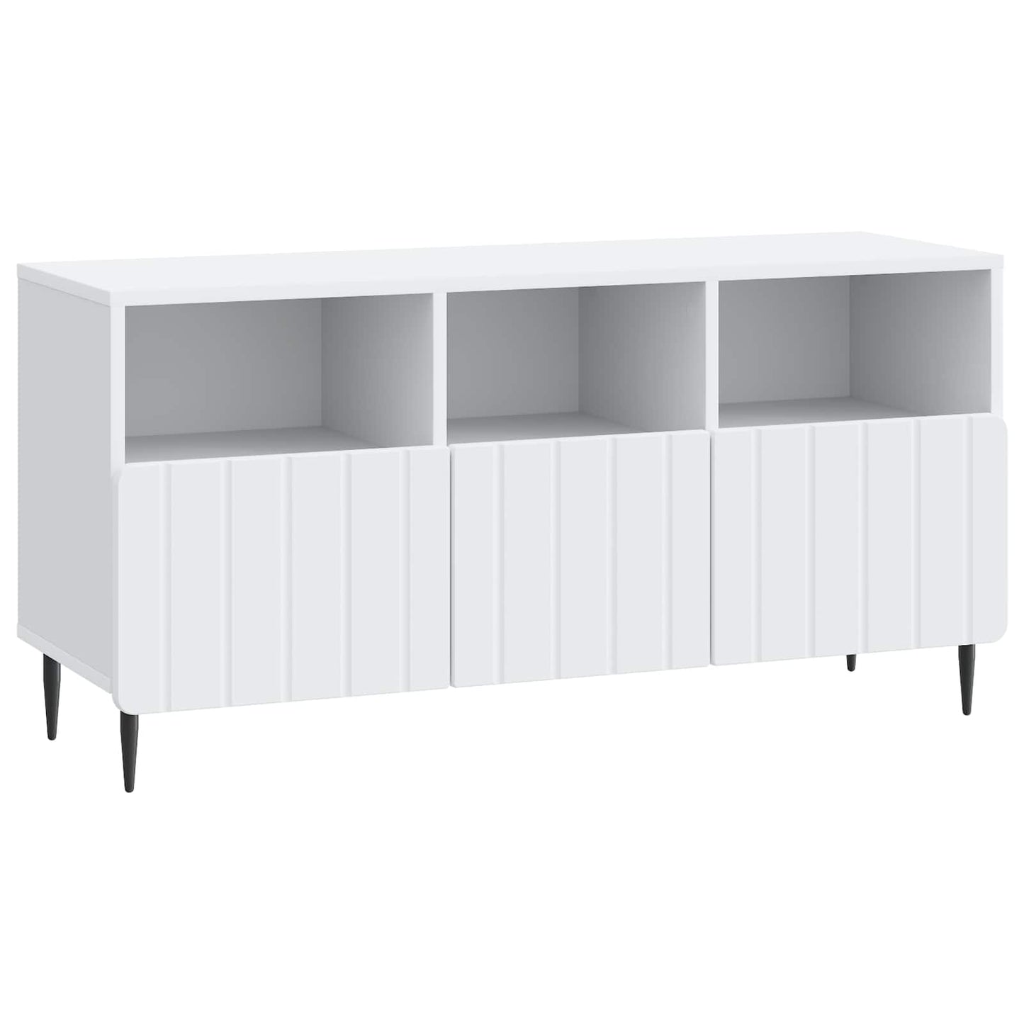 TV Cabinet with Drawer White 102 x 34.5 x 50 cm Engineered Wood