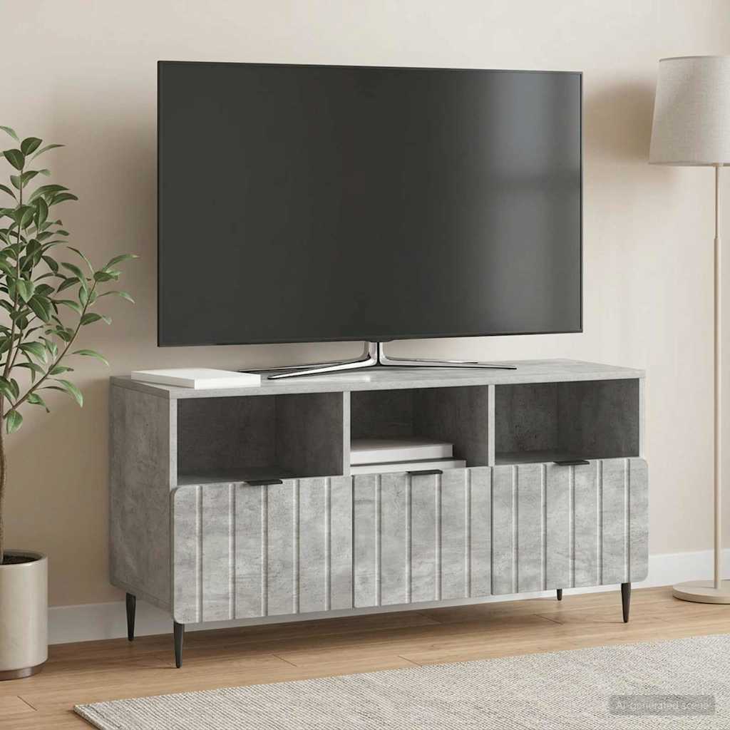TV Cabinet Concrete Grey 102 x 34.5 x 50 cm Engineered Wood