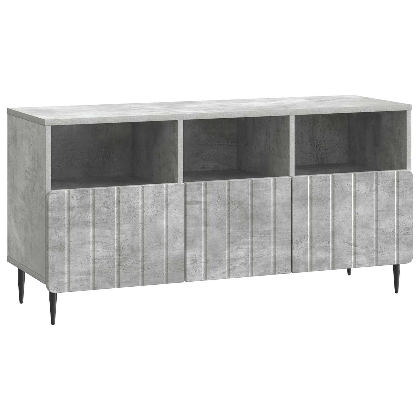 TV Cabinet Concrete Grey 102 x 34.5 x 50 cm Engineered Wood
