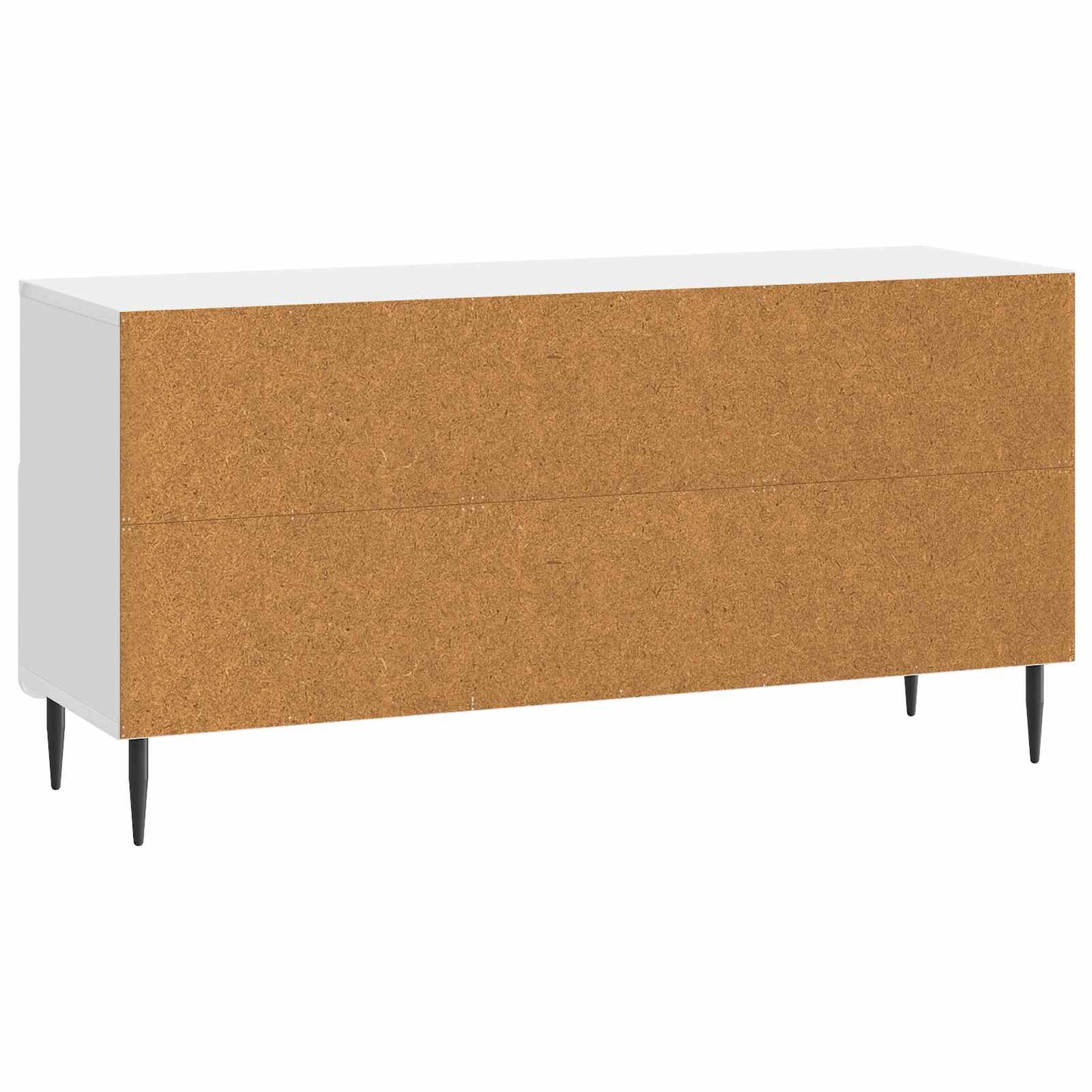 TV Cabinet High Gloss White 102 x 34.5 x 50 cm Engineered Wood