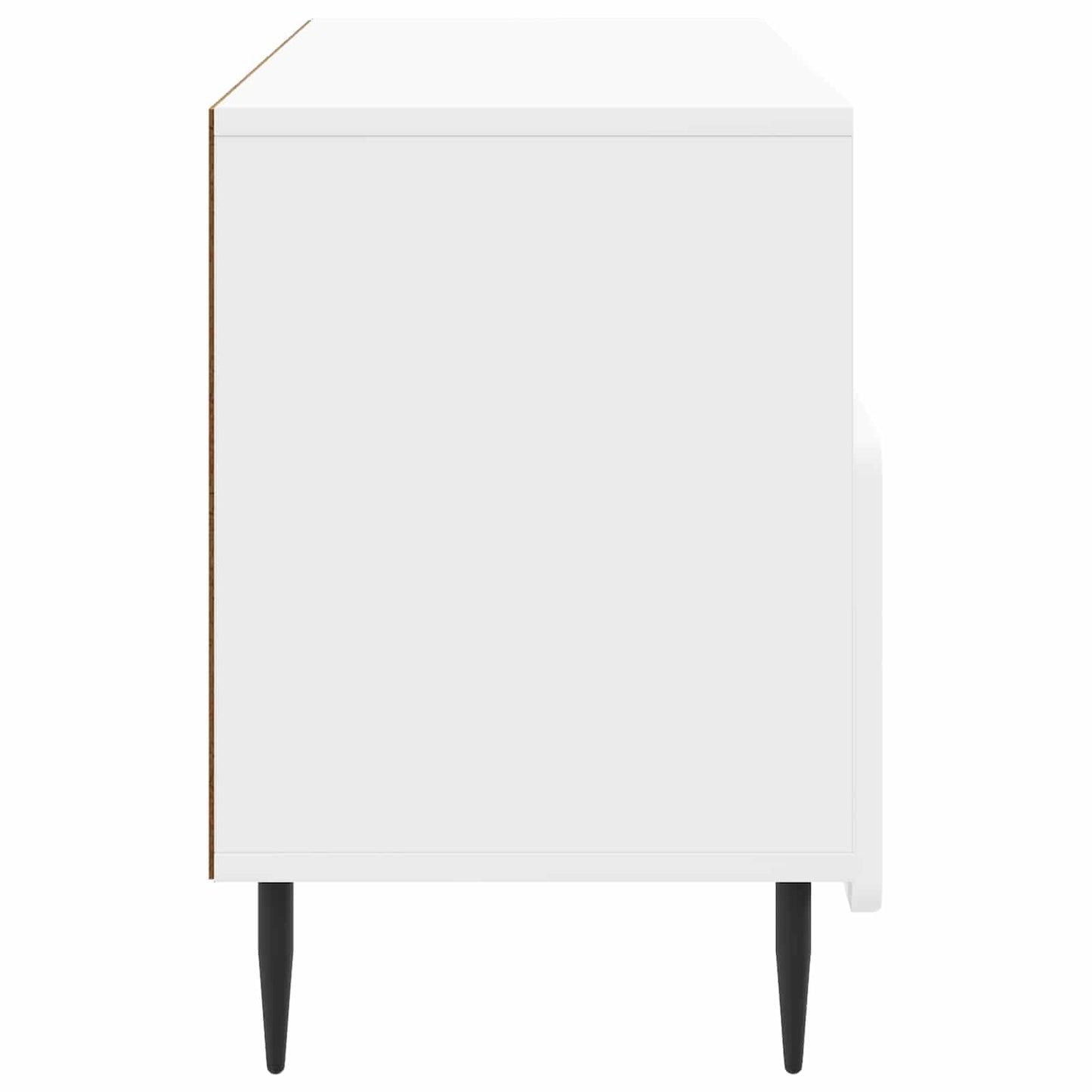 TV Cabinet High Gloss White 102 x 34.5 x 50 cm Engineered Wood