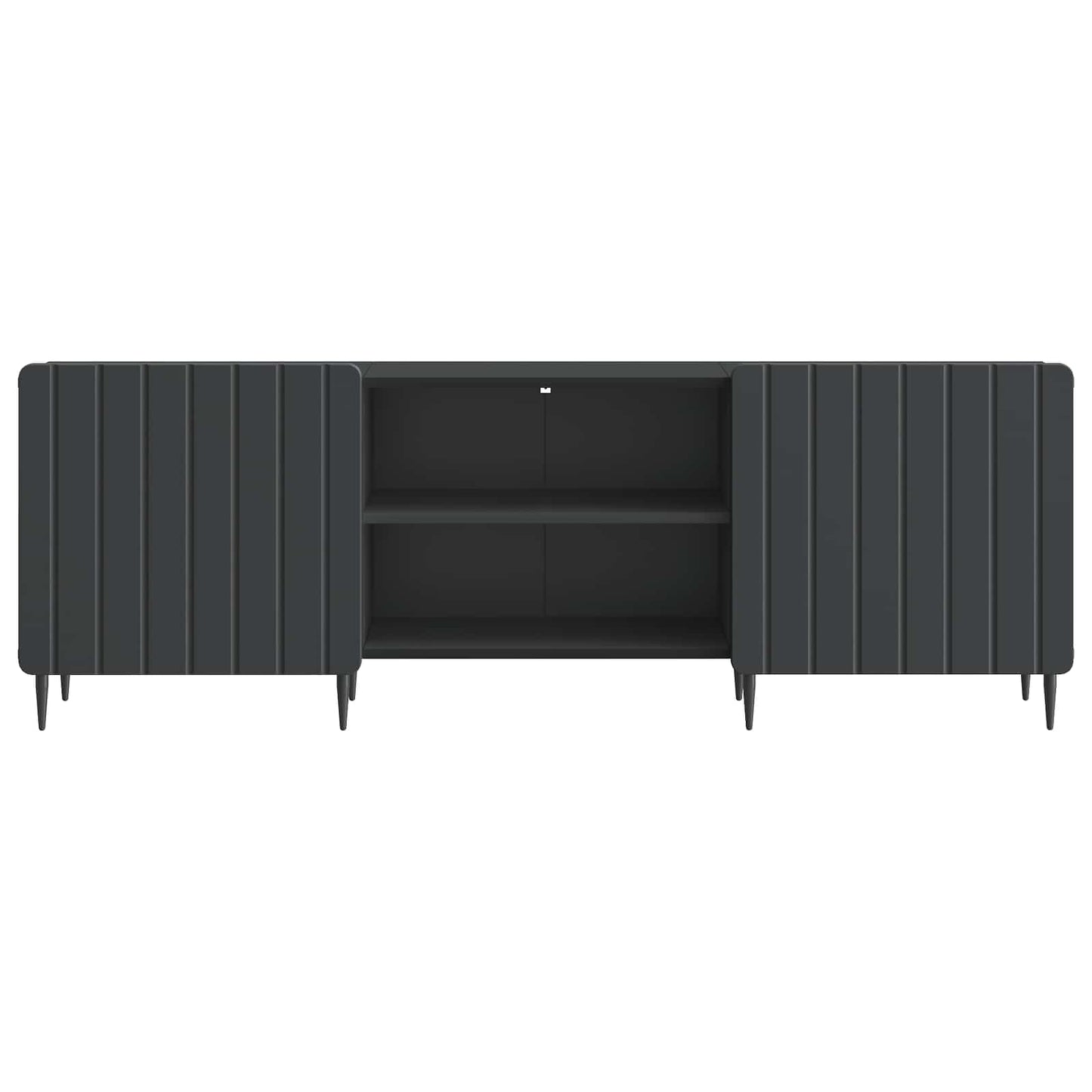 TV Cabinet Black 150 x 31 x 52 cm Engineered Wood