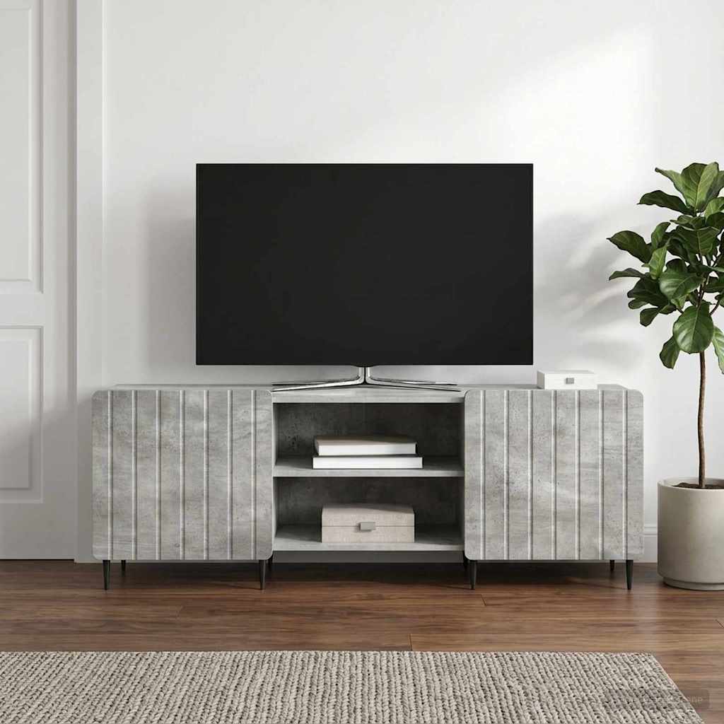 TV Cabinet Concrete Grey 150 x 31 x 52 cm Engineered Wood