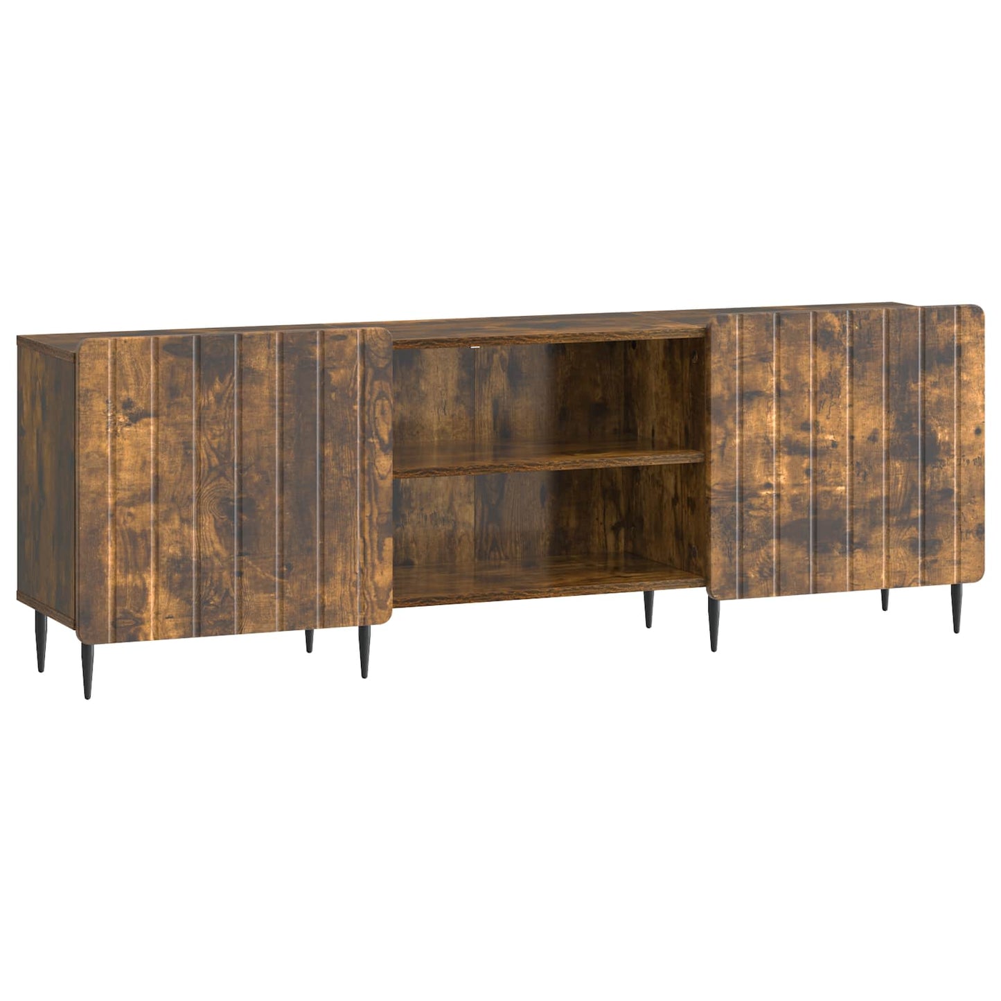 TV Cabinet Smoked Oak 150 x 31 x 52 cm Engineered Wood