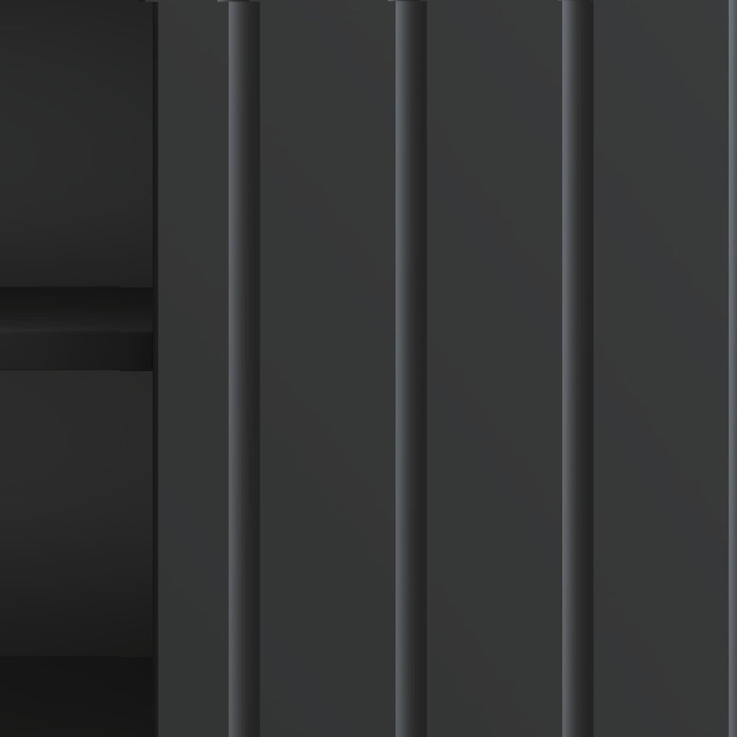 TV Cabinet Black 102 x 34.5 x 52 cm Engineered Wood