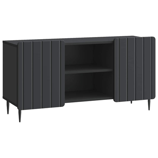 TV Cabinet Black 102 x 34.5 x 52 cm Engineered Wood