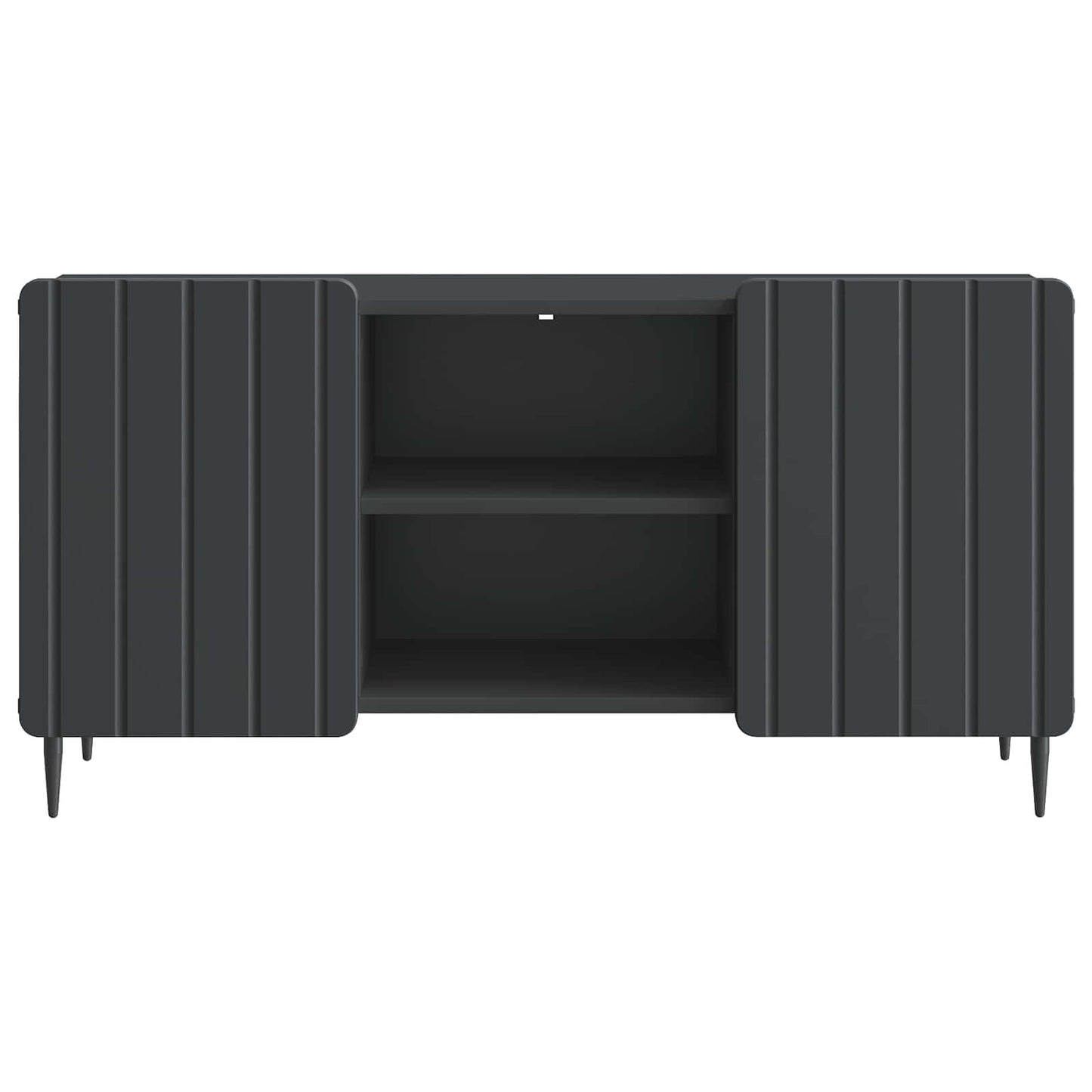 TV Cabinet Black 102 x 34.5 x 52 cm Engineered Wood