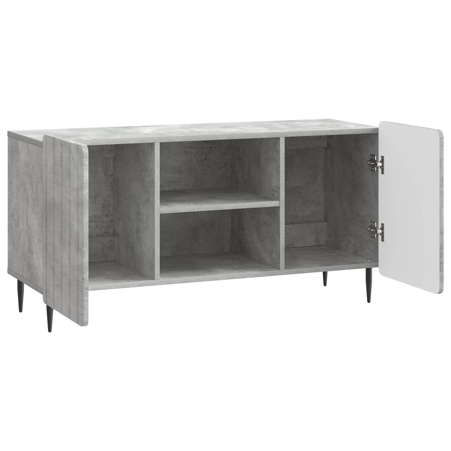 TV Cabinet Concrete Grey 102 x 34.5 x 52 cm Engineered Wood