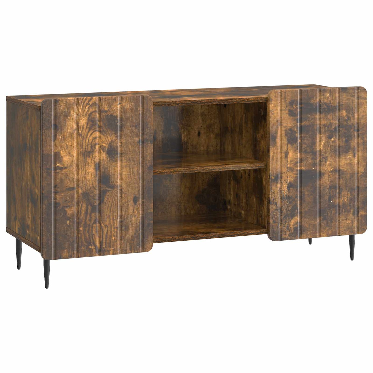 TV Cabinet Smoked Oak 102 x 34.5 x 52 cm Engineered Wood
