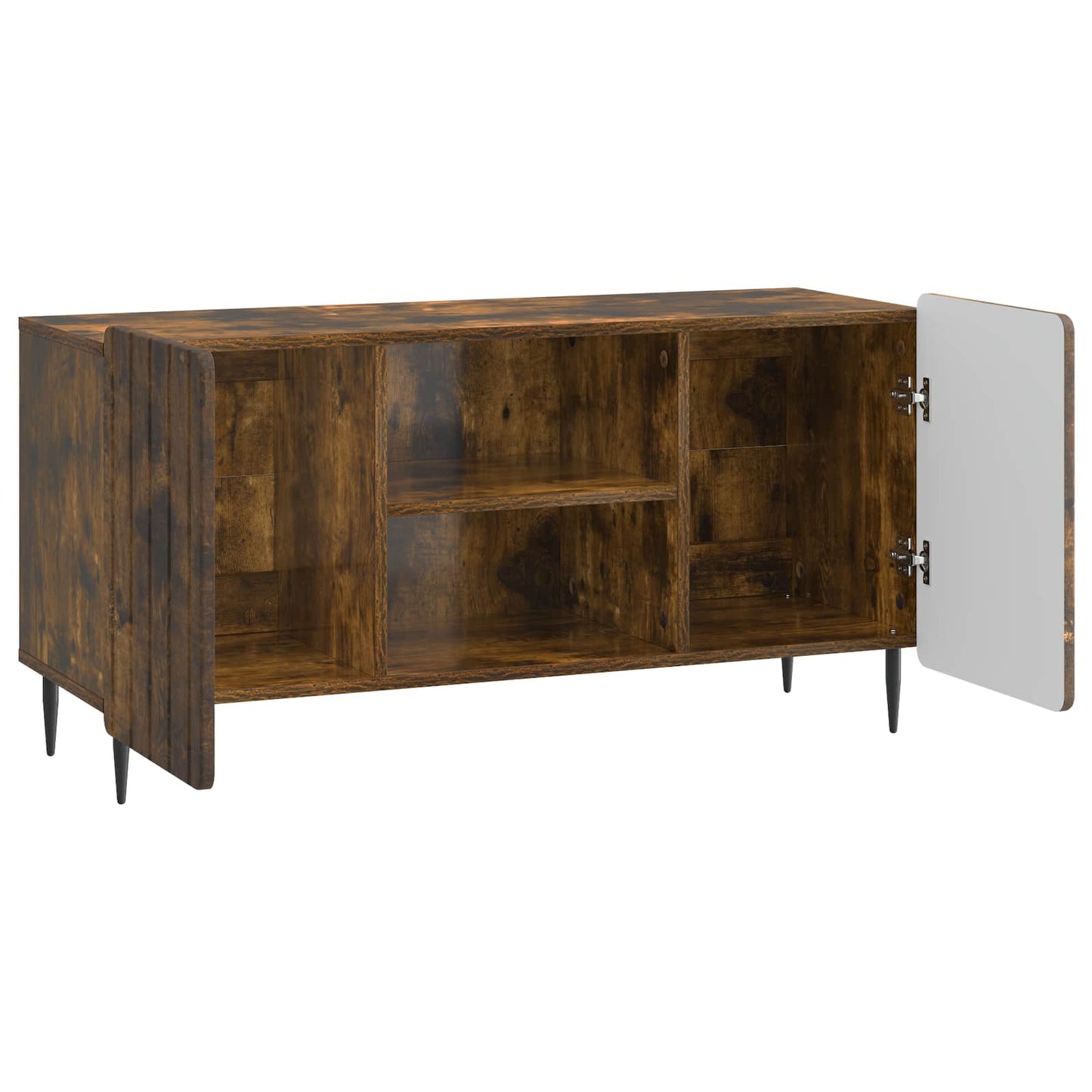 TV Cabinet Smoked Oak 102 x 34.5 x 52 cm Engineered Wood
