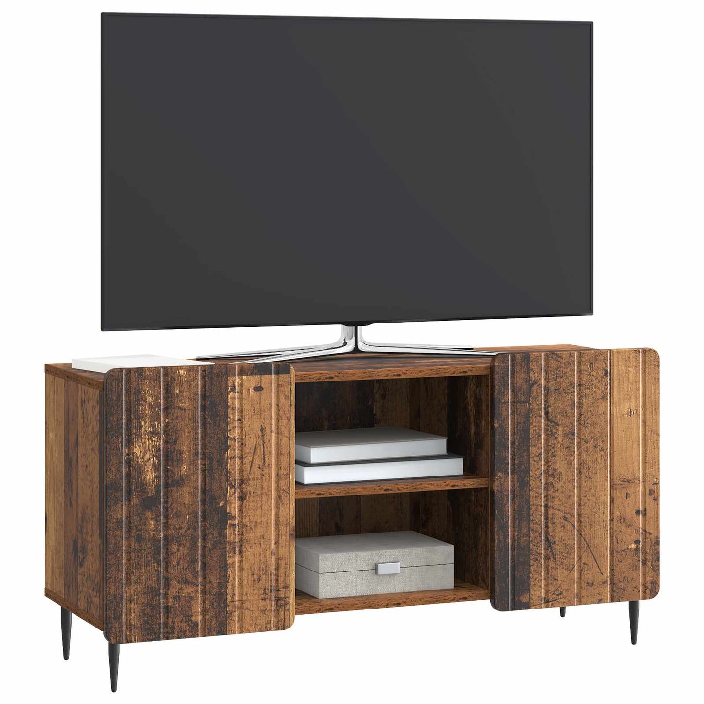 TV Cabinet Old Wood 102 x 34.5 x 52 cm Engineered Wood